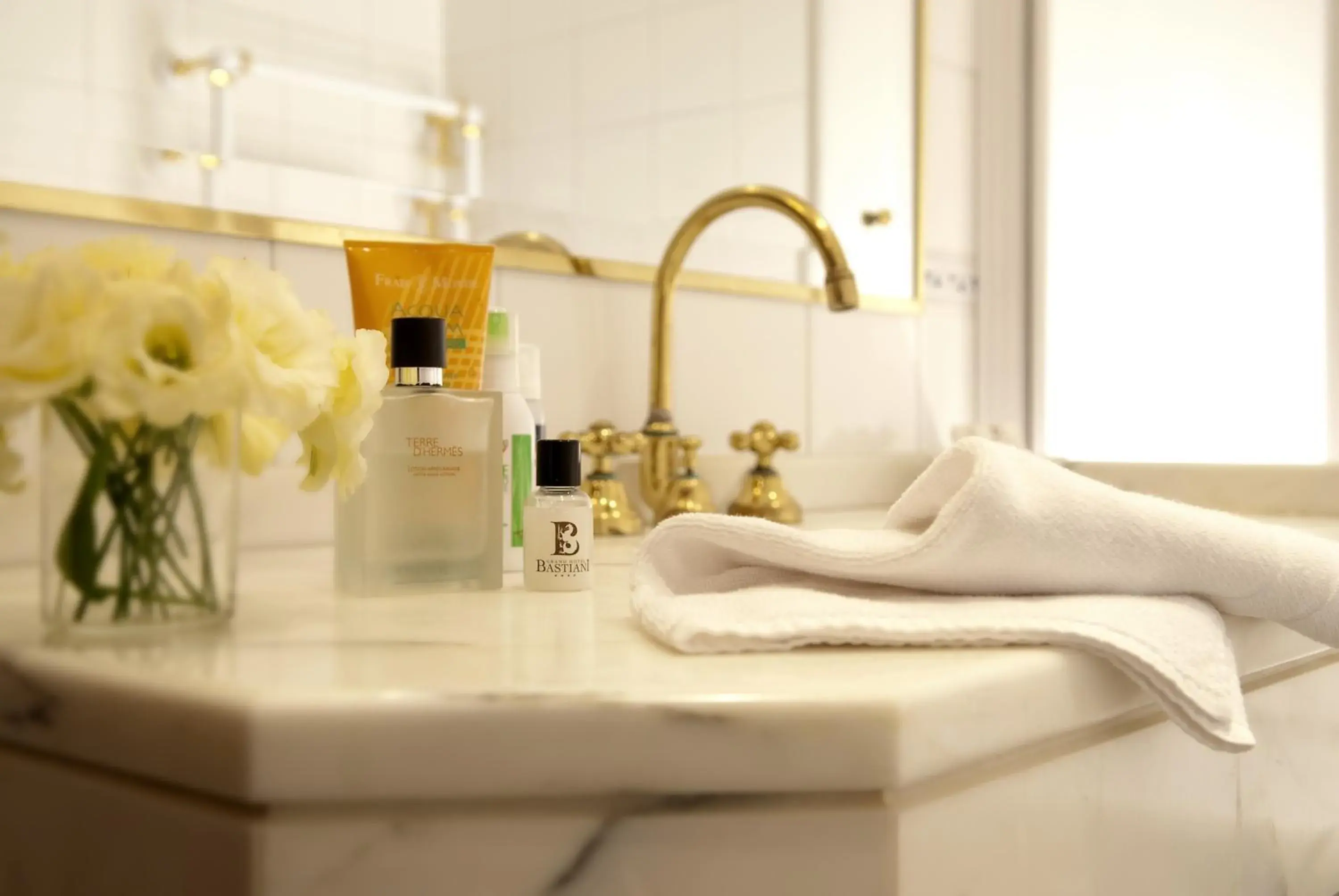 Bathroom in Grand Hotel Bastiani Bathroom in Grand Hotel Bastiani