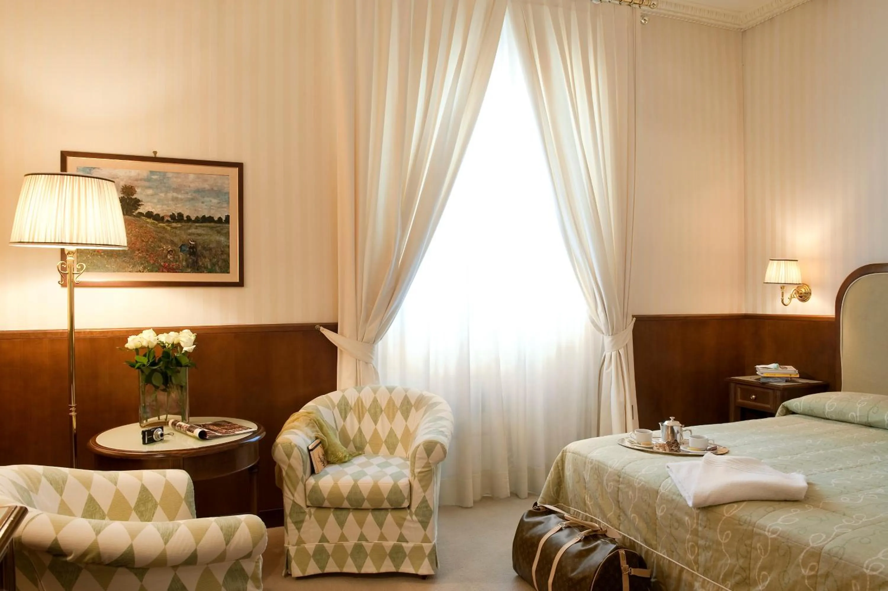 Bed in Grand Hotel Bastiani