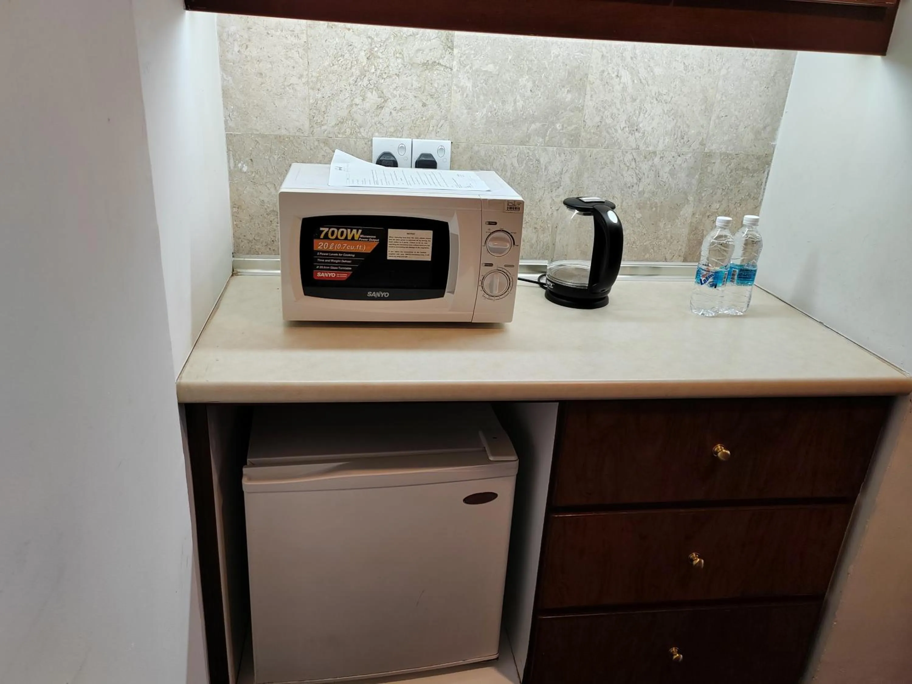 Kitchen or kitchenette in Kl landmark apartment at berjay Times square