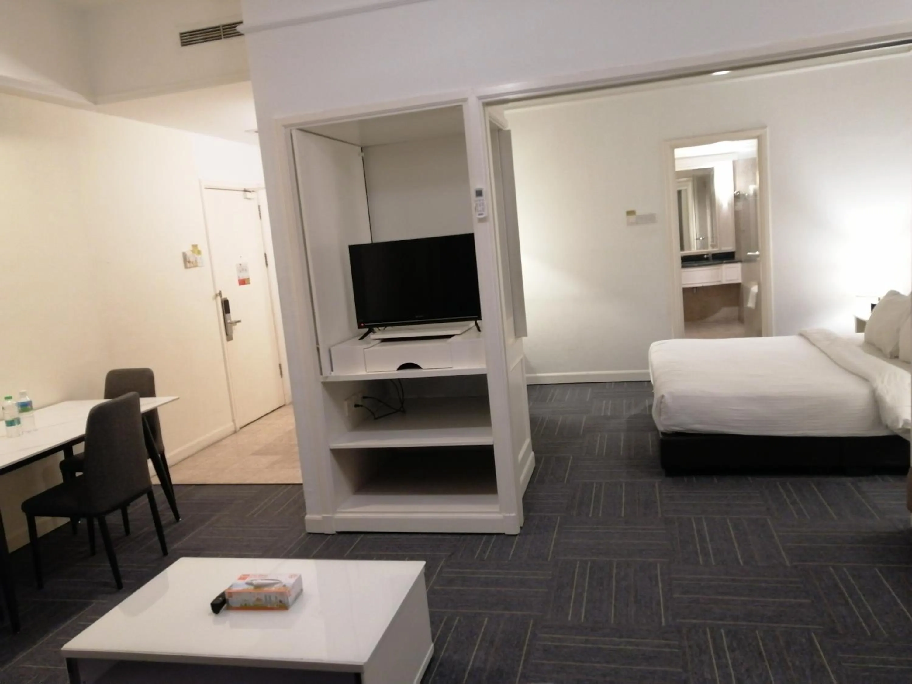 Living room in Kl landmark apartment at berjay Times square