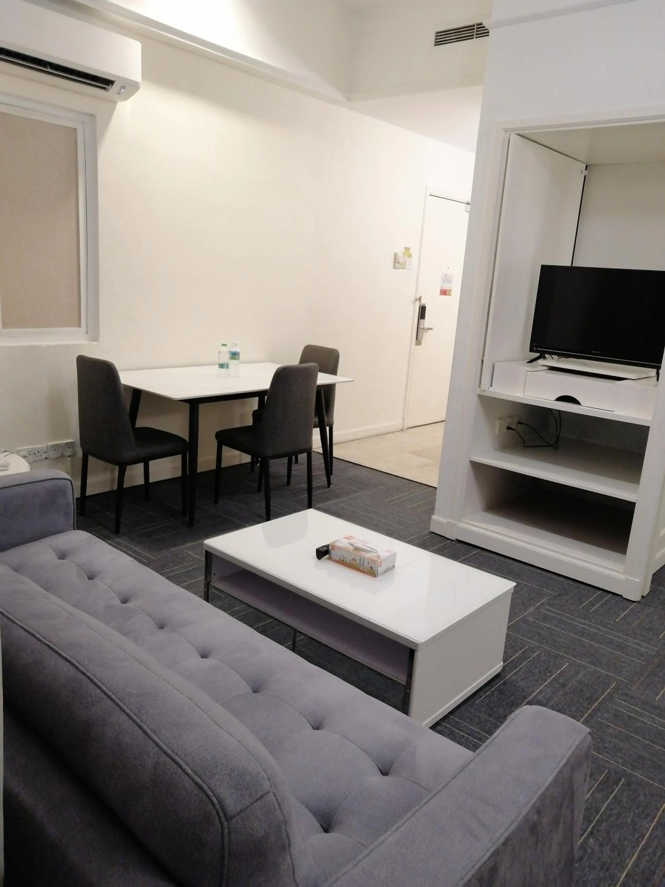 Living room in Kl landmark apartment at berjay Times square