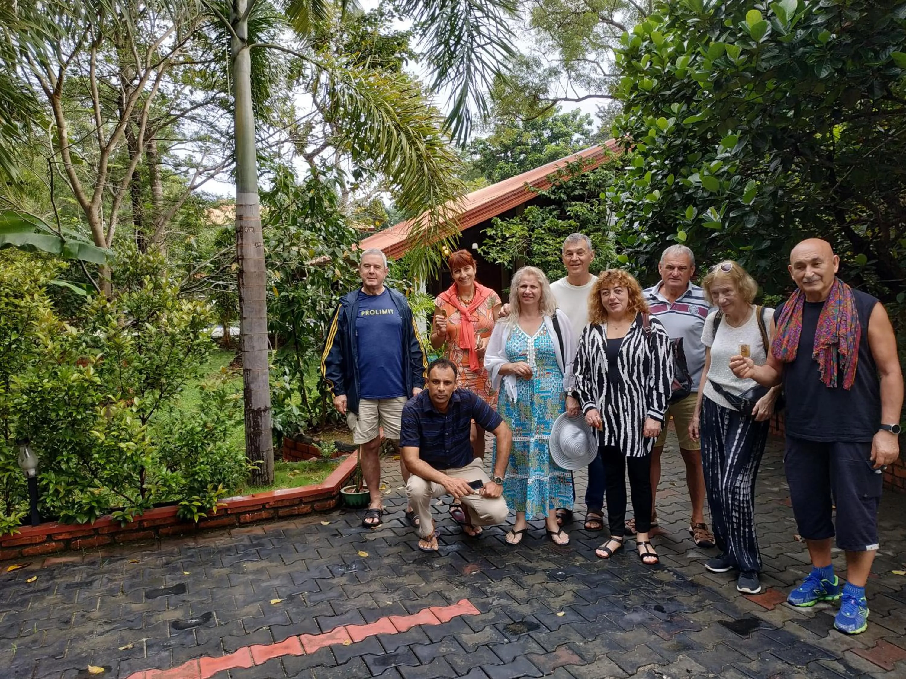 People in Sigiriya Cashew Palace Resort