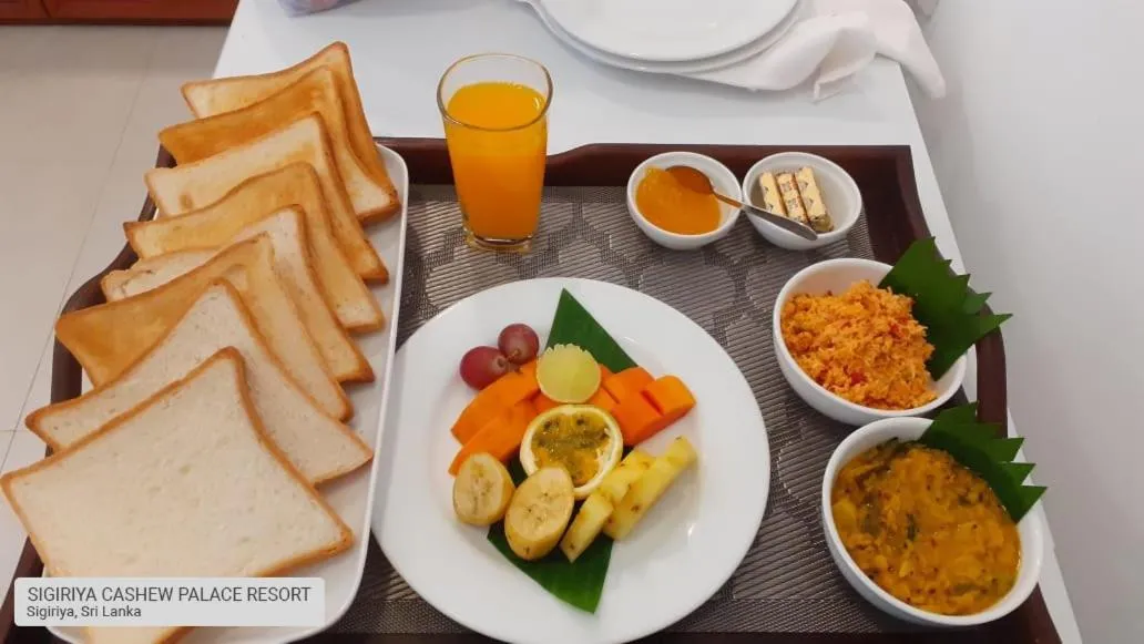 Breakfast in Sigiriya Cashew Palace Resort