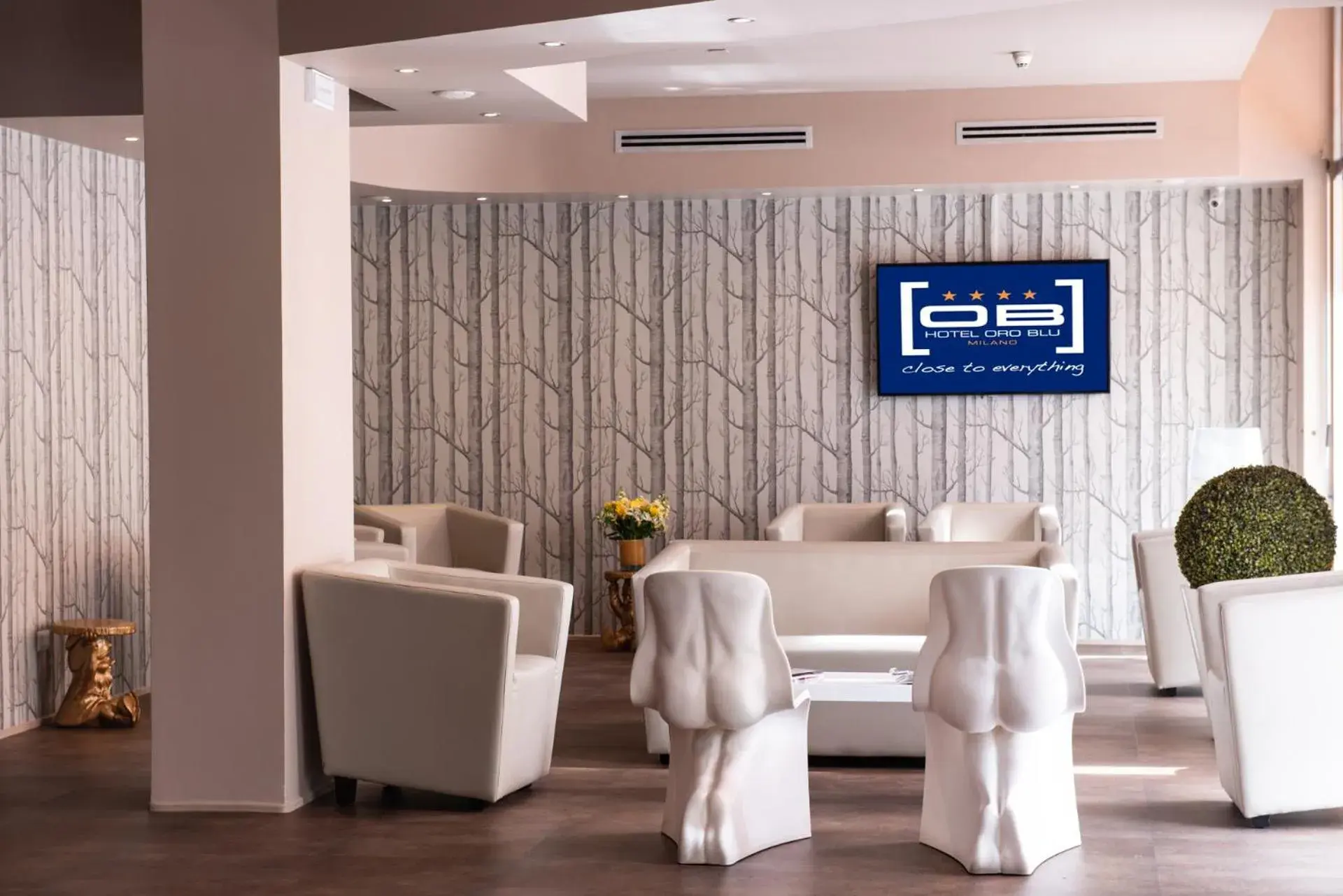 Lobby or reception in Hotel Oro Blu Lobby or reception in Hotel Oro Blu