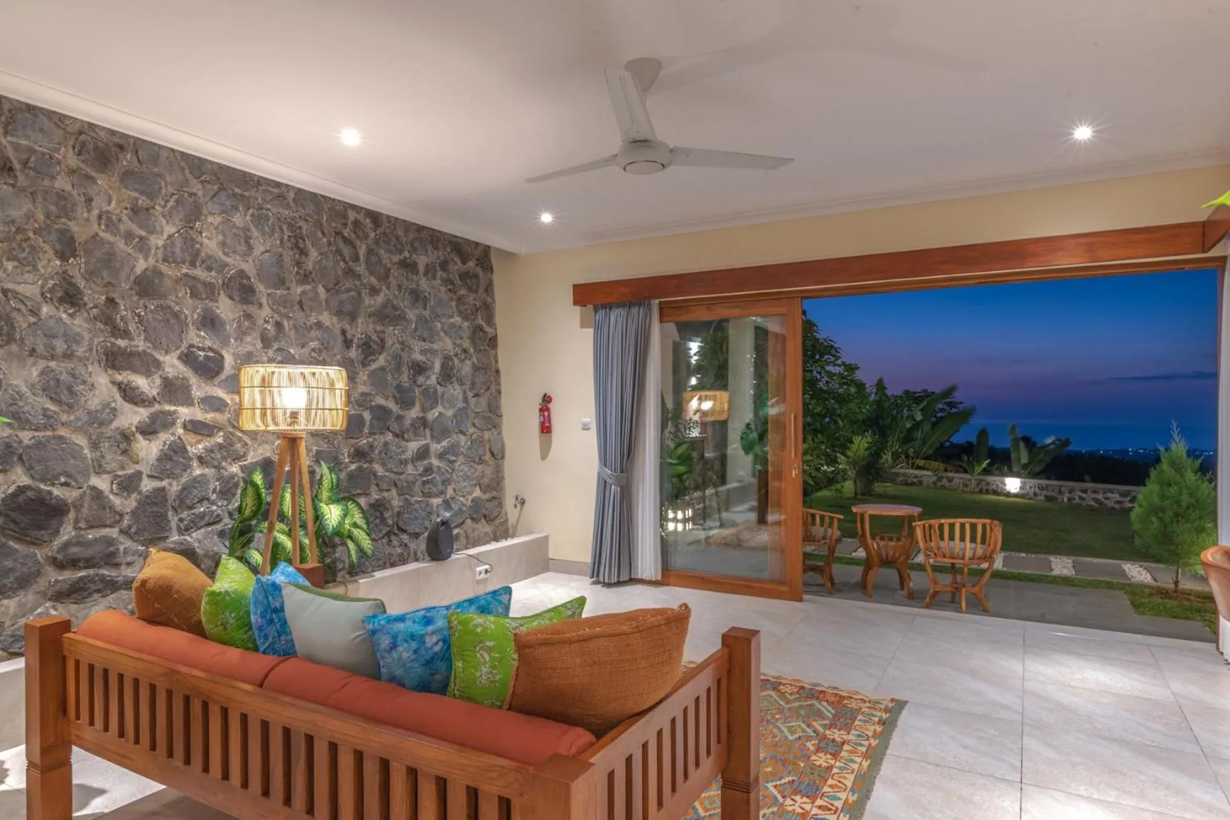 Living room in Villa Mata Hari
