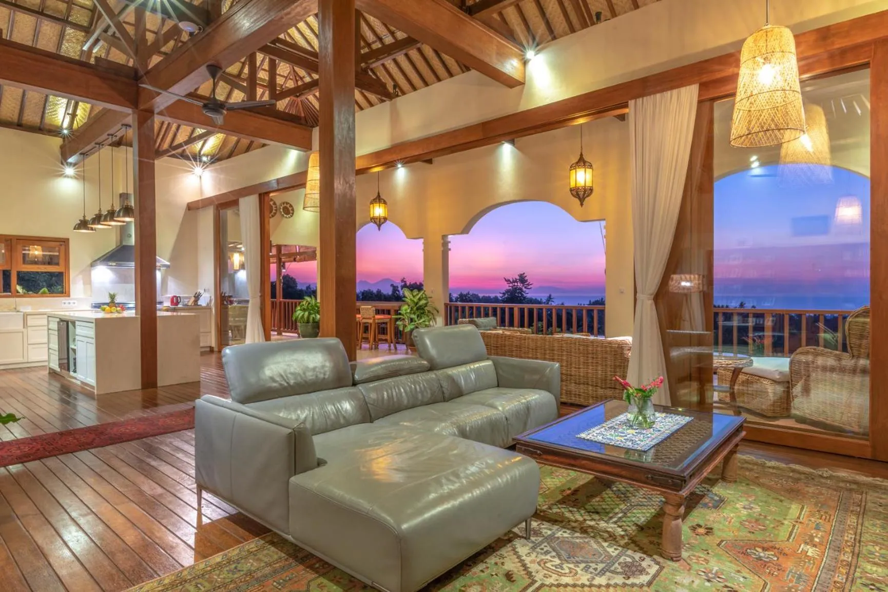 Living room in Villa Mata Hari