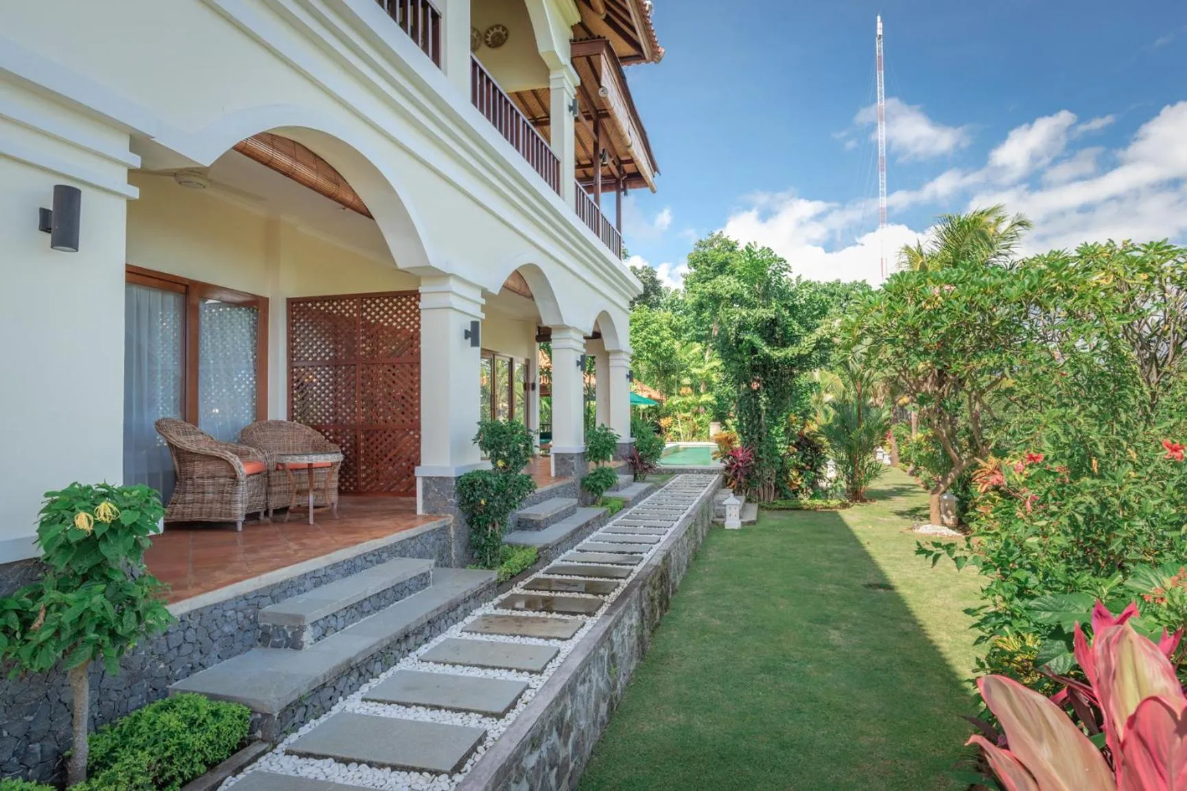 Balcony/Terrace in Villa Mata Hari