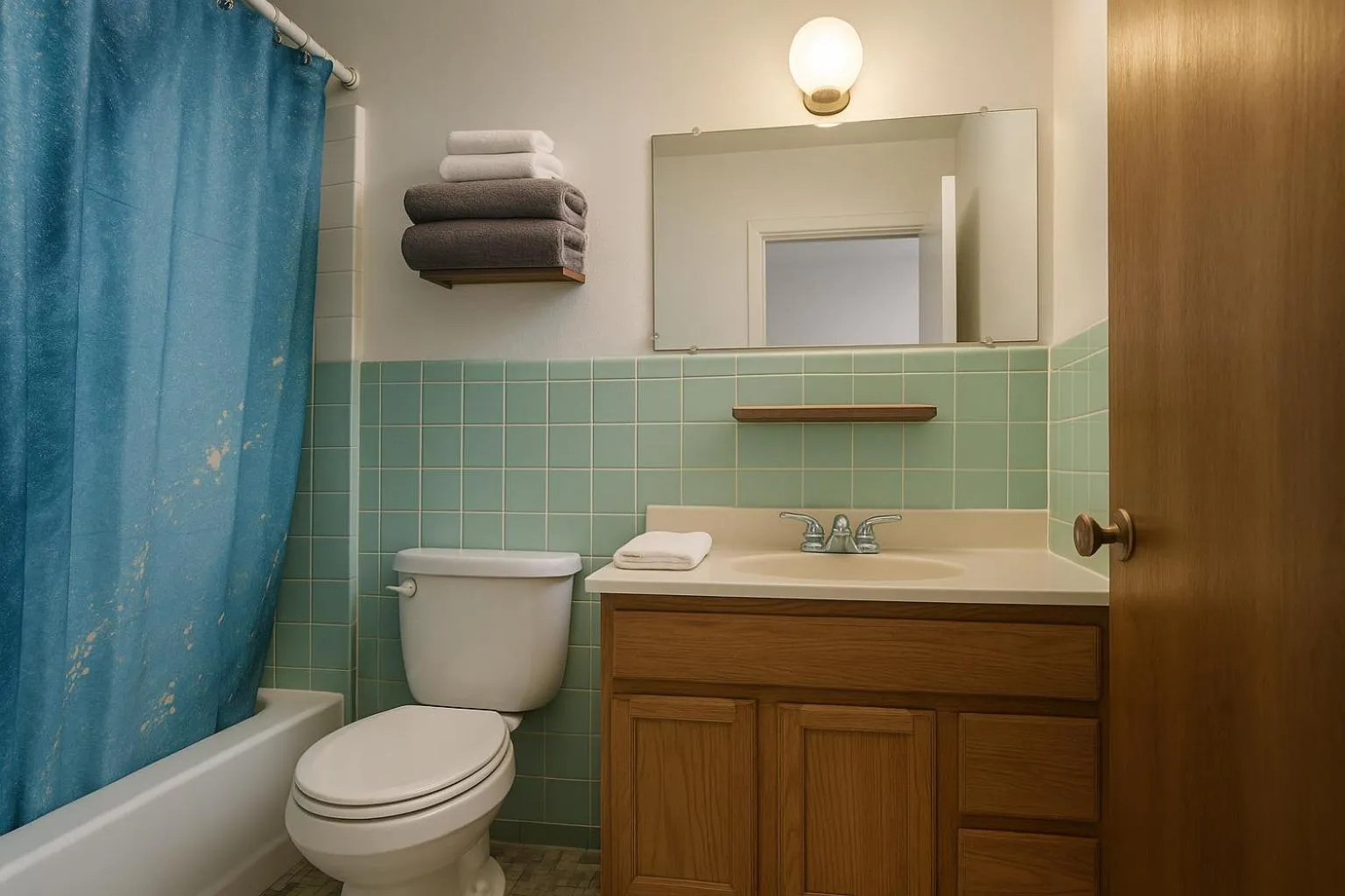 Bathroom in OYO Sandman Inn