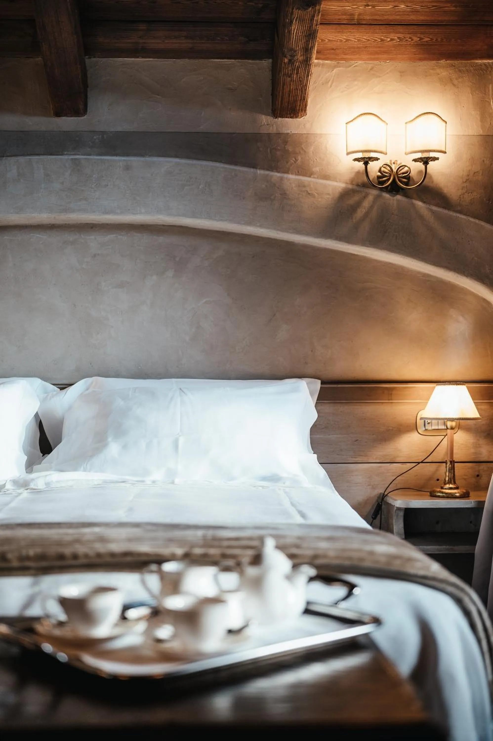 Bed in Relais Mont Blanc Hotel & Spa