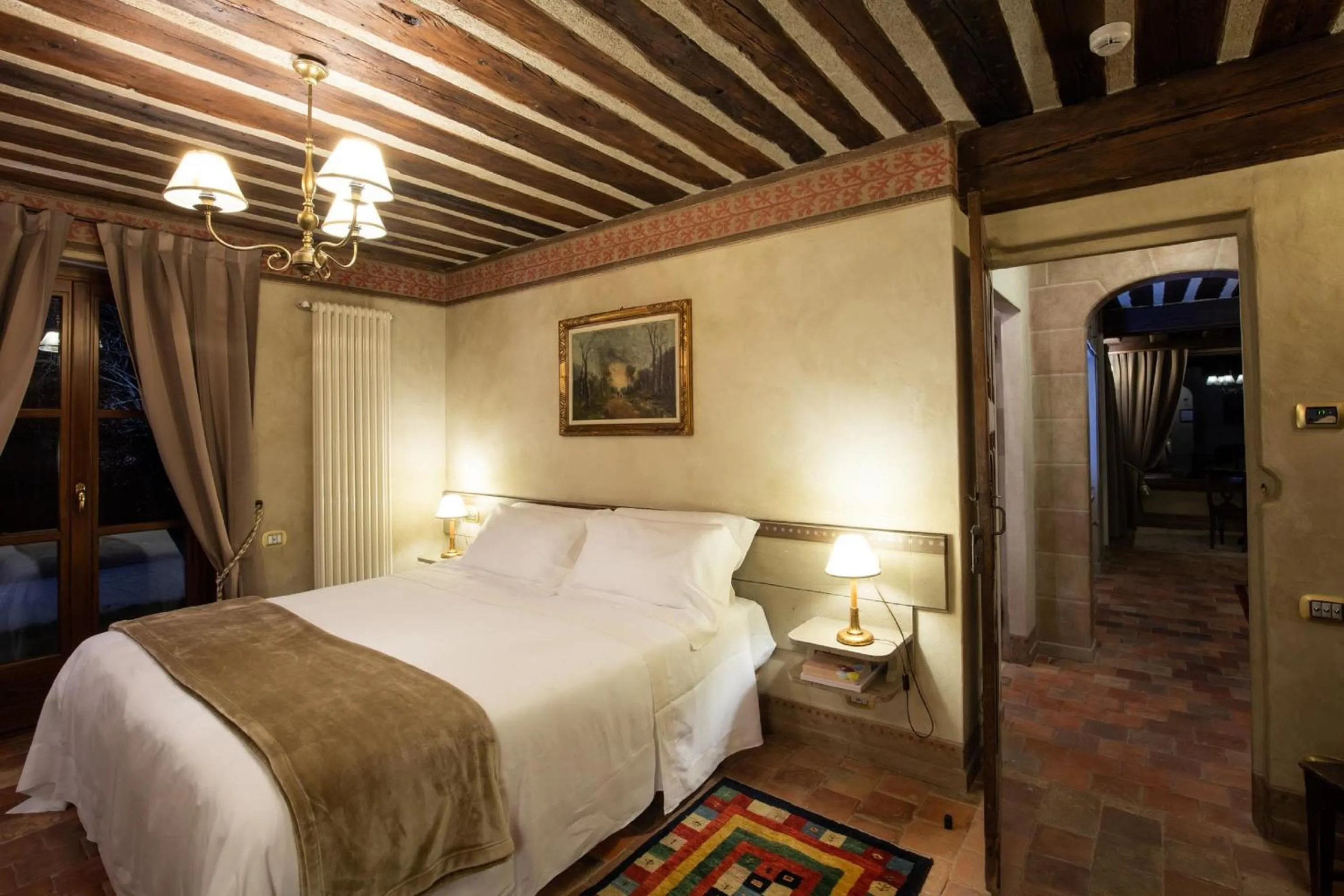 Bed in Relais Mont Blanc Hotel & Spa