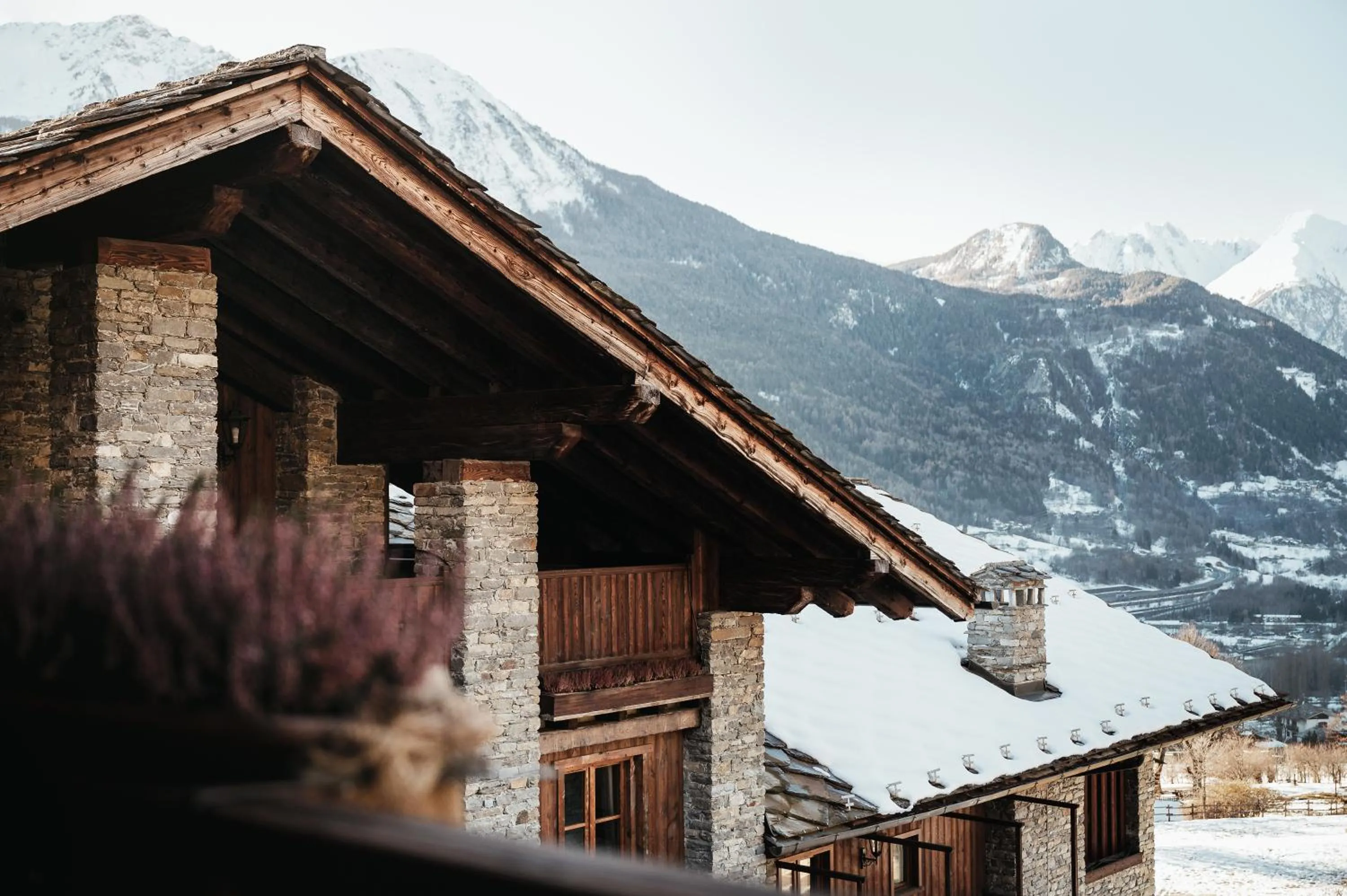 Mountain view in Relais Mont Blanc Hotel & Spa