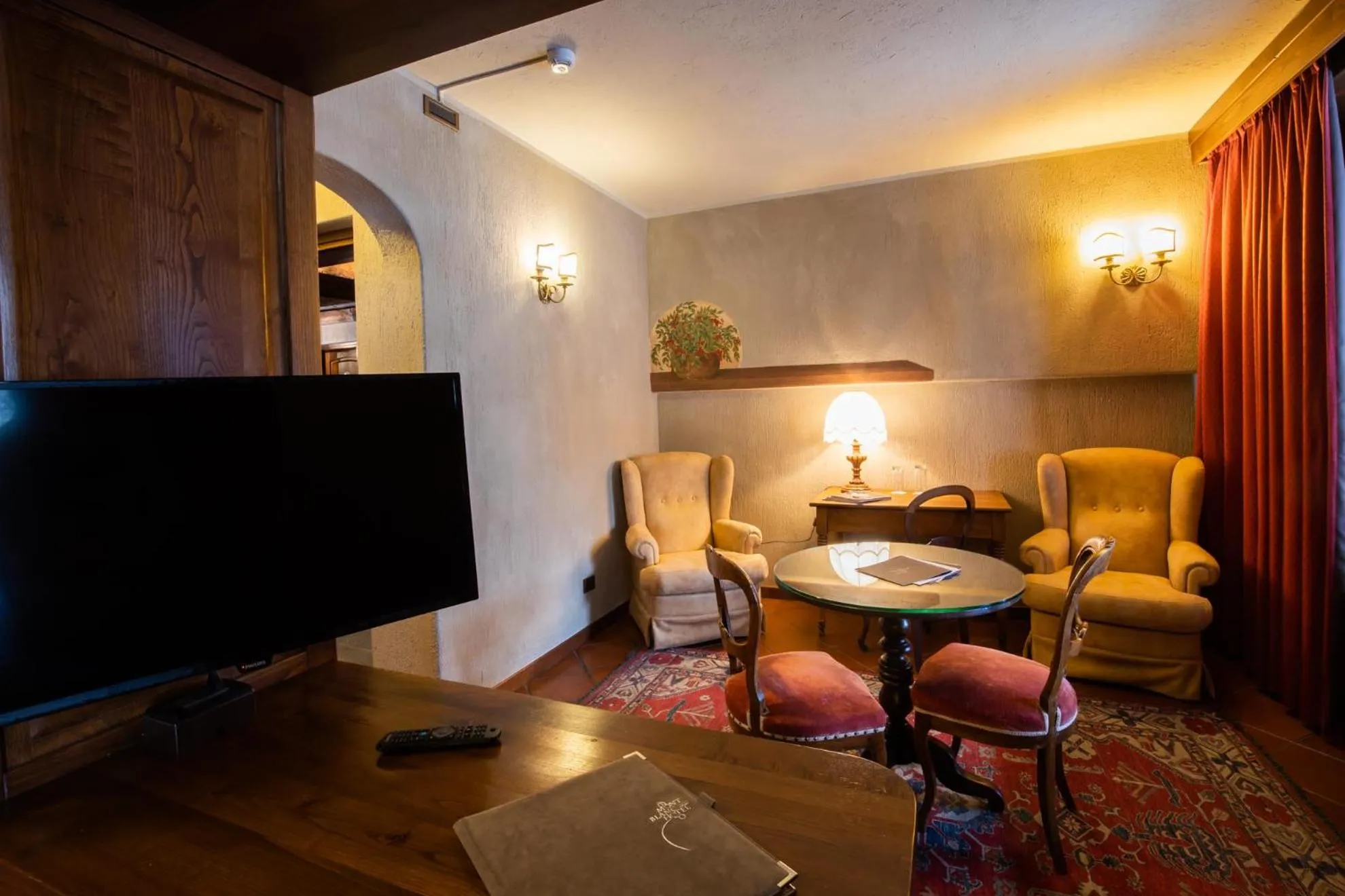 Living room in Relais Mont Blanc Hotel & Spa