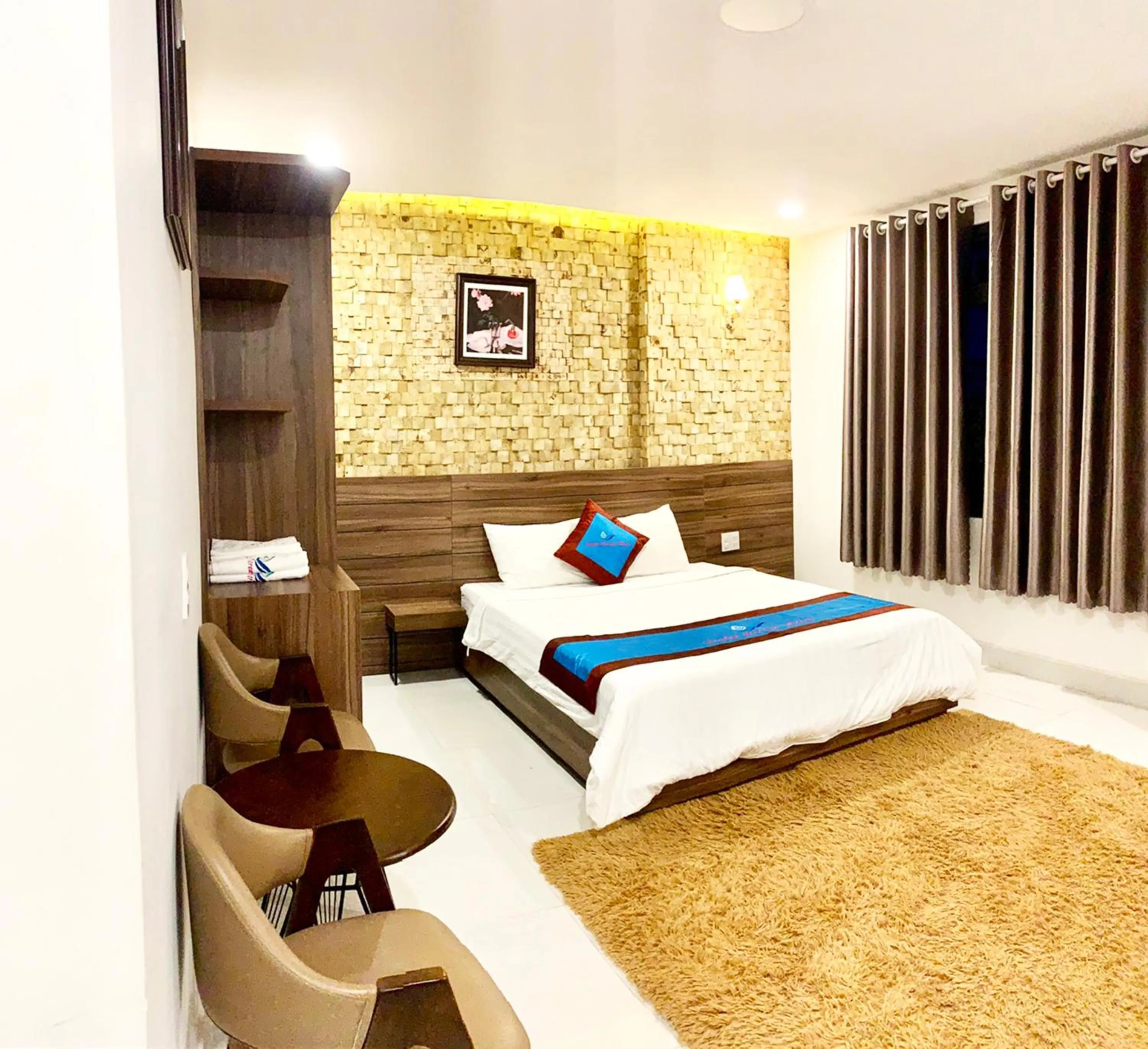 Bed in DALAT STREAM HOTEL-Khách sạn đẹp Đà Lạt