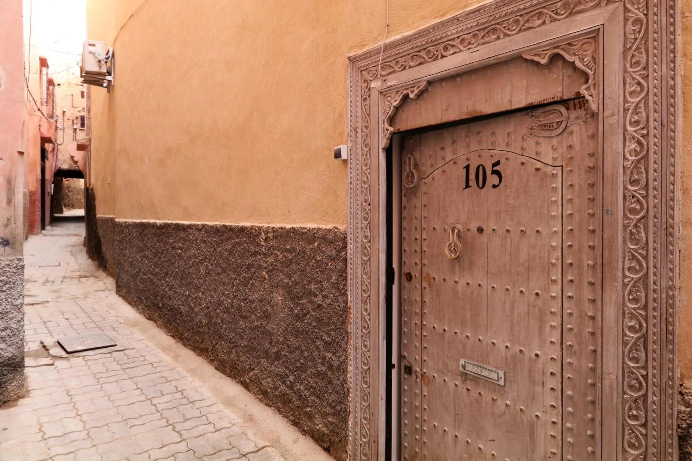 Facade/entrance in Riad-Shakho-Marrakech