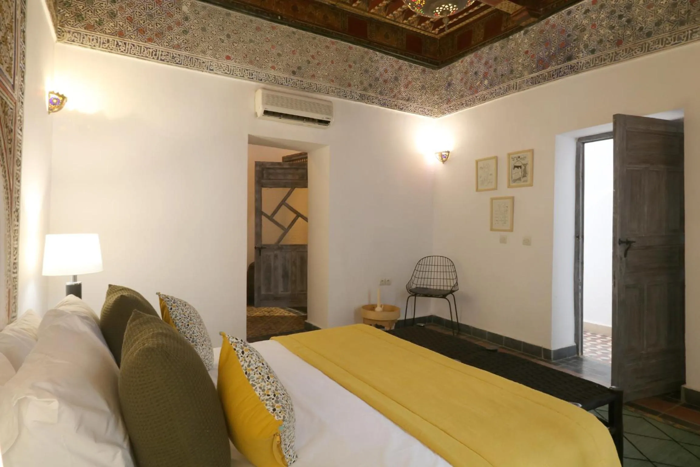 Bed in Riad-Shakho-Marrakech