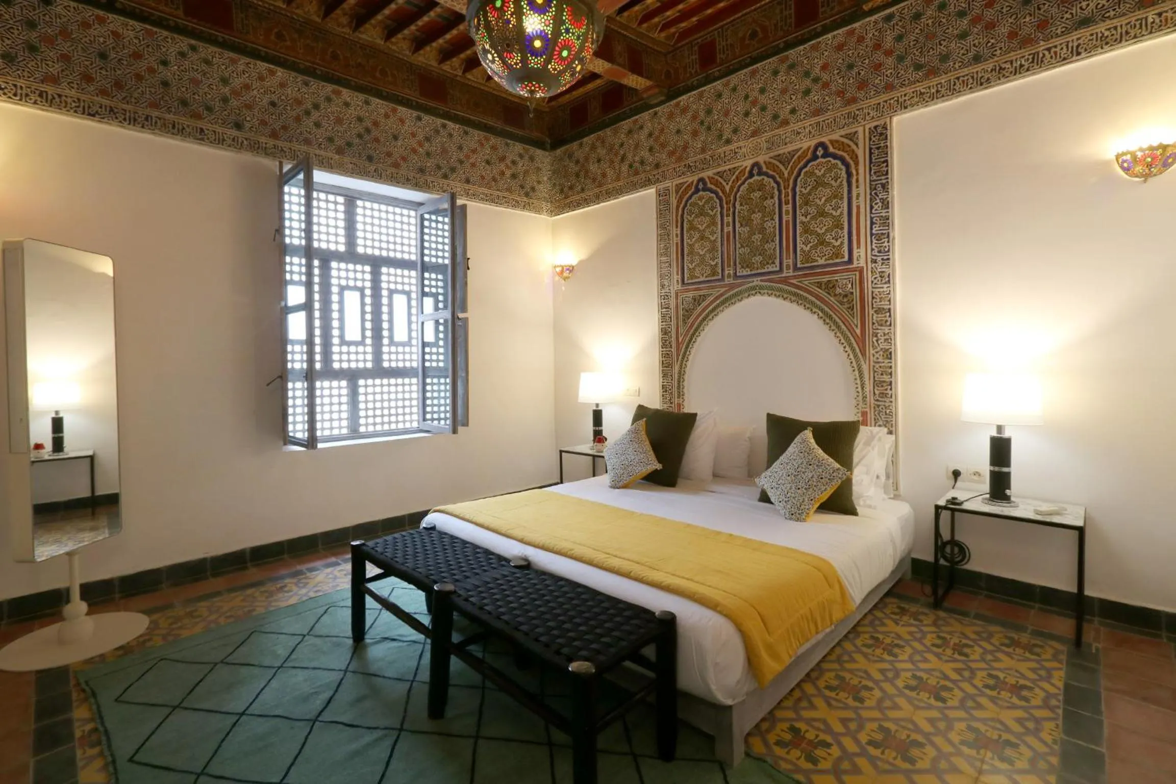 Bed in Riad-Shakho-Marrakech