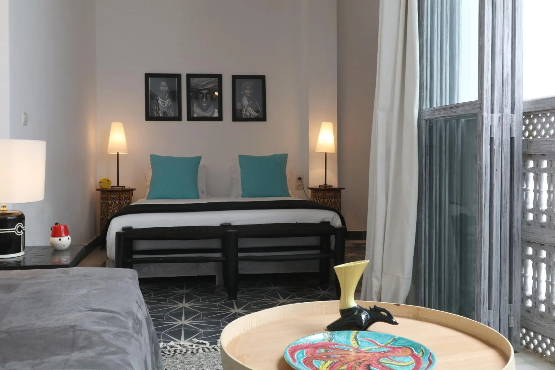 Bed in Riad-Shakho-Marrakech