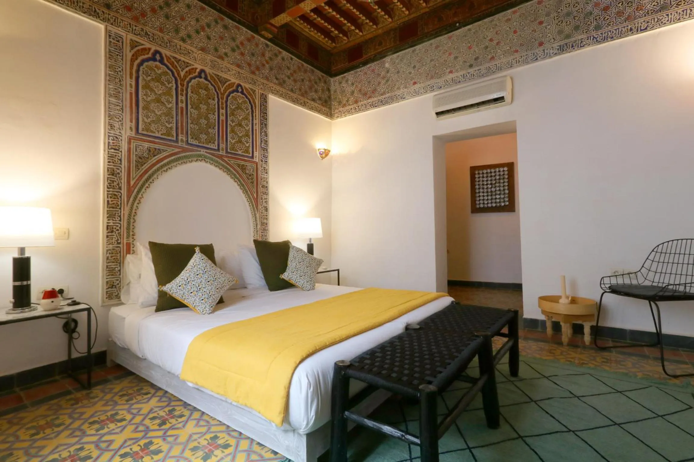 Bed in Riad-Shakho-Marrakech