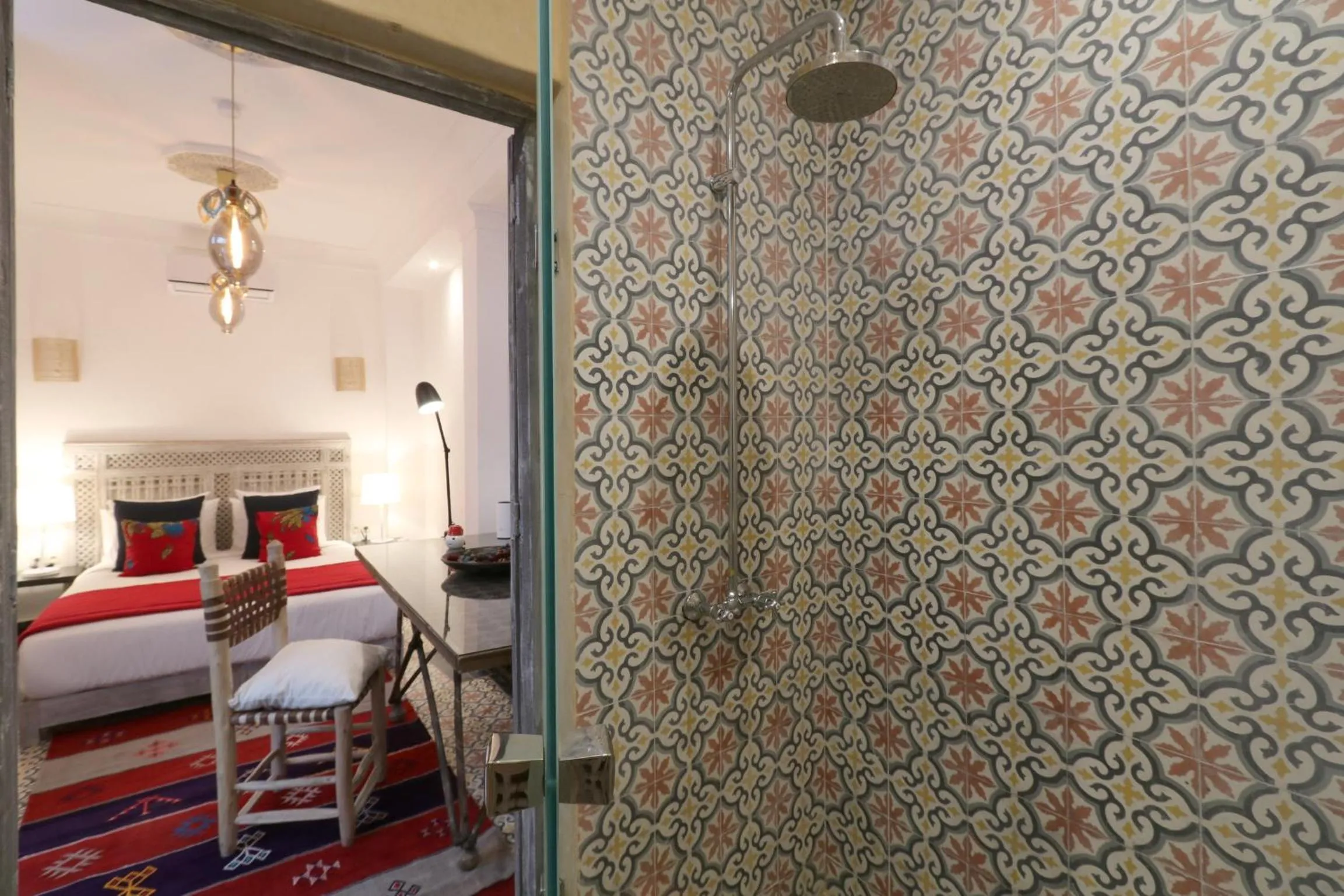 Bed in Riad-Shakho-Marrakech