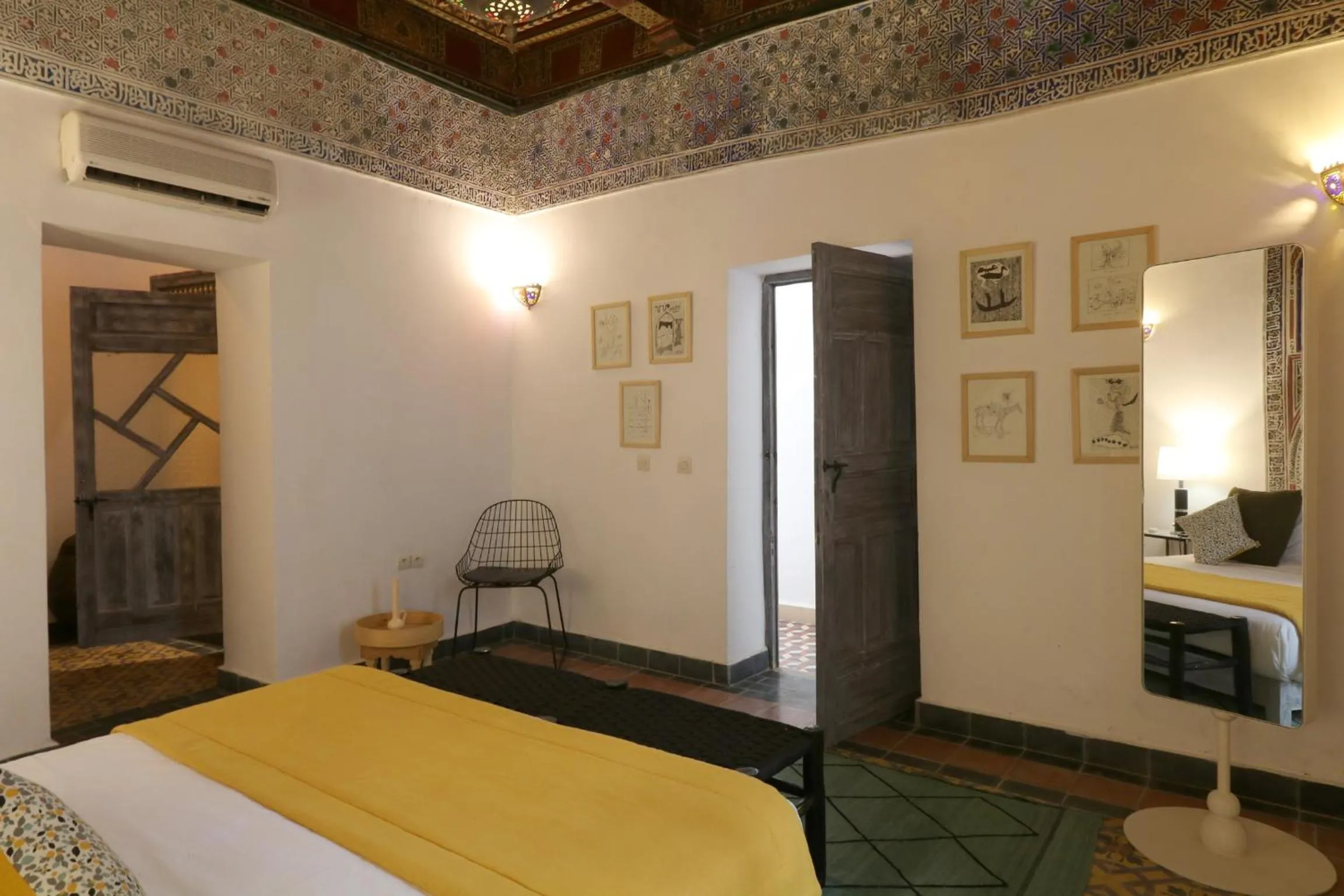 Bed in Riad-Shakho-Marrakech
