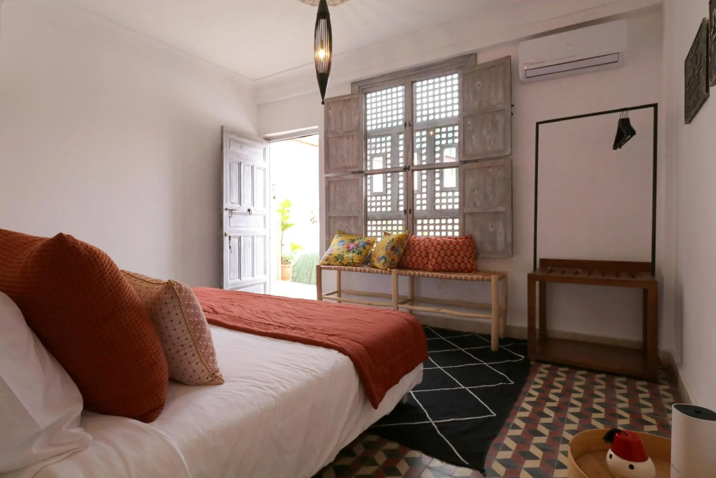 Bed in Riad-Shakho-Marrakech