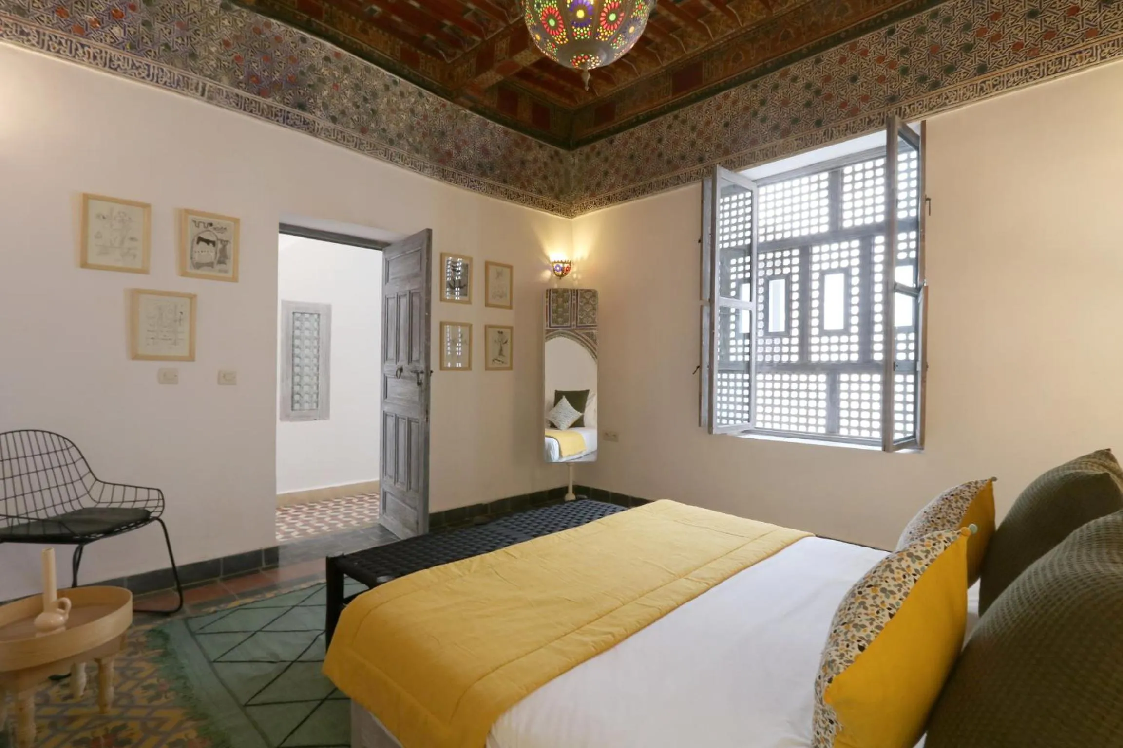 Bed in Riad-Shakho-Marrakech
