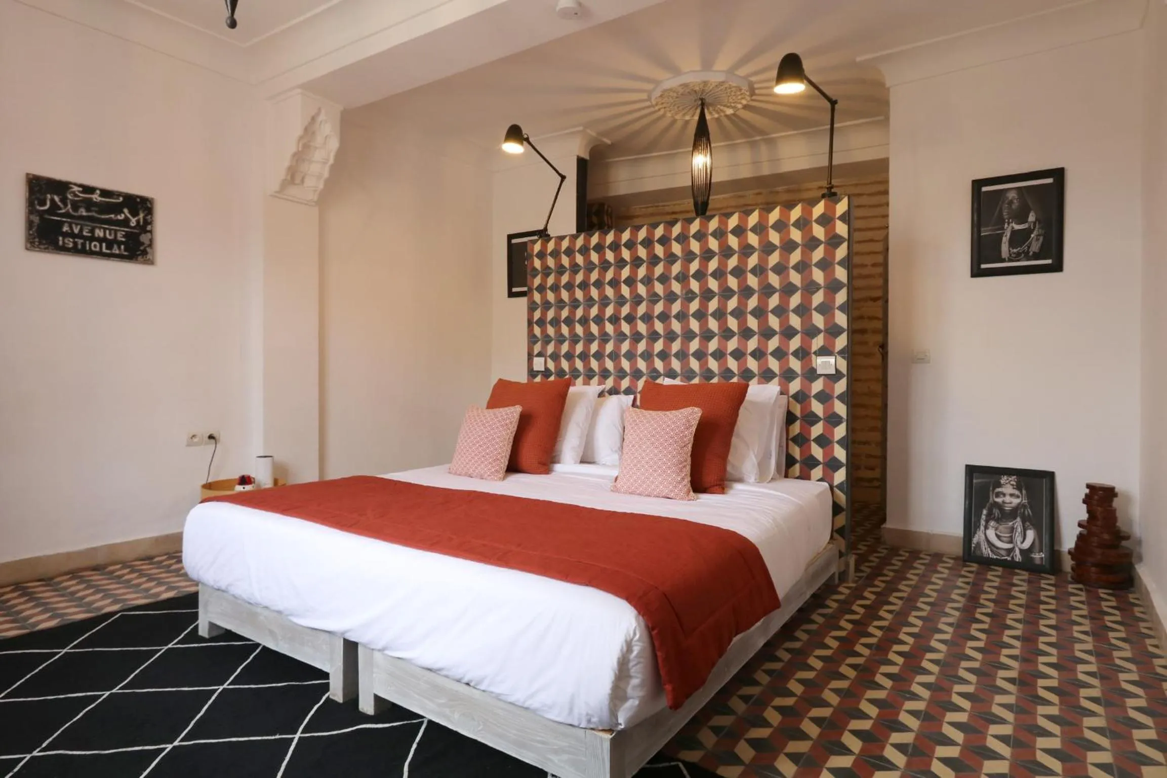 Bed in Riad-Shakho-Marrakech