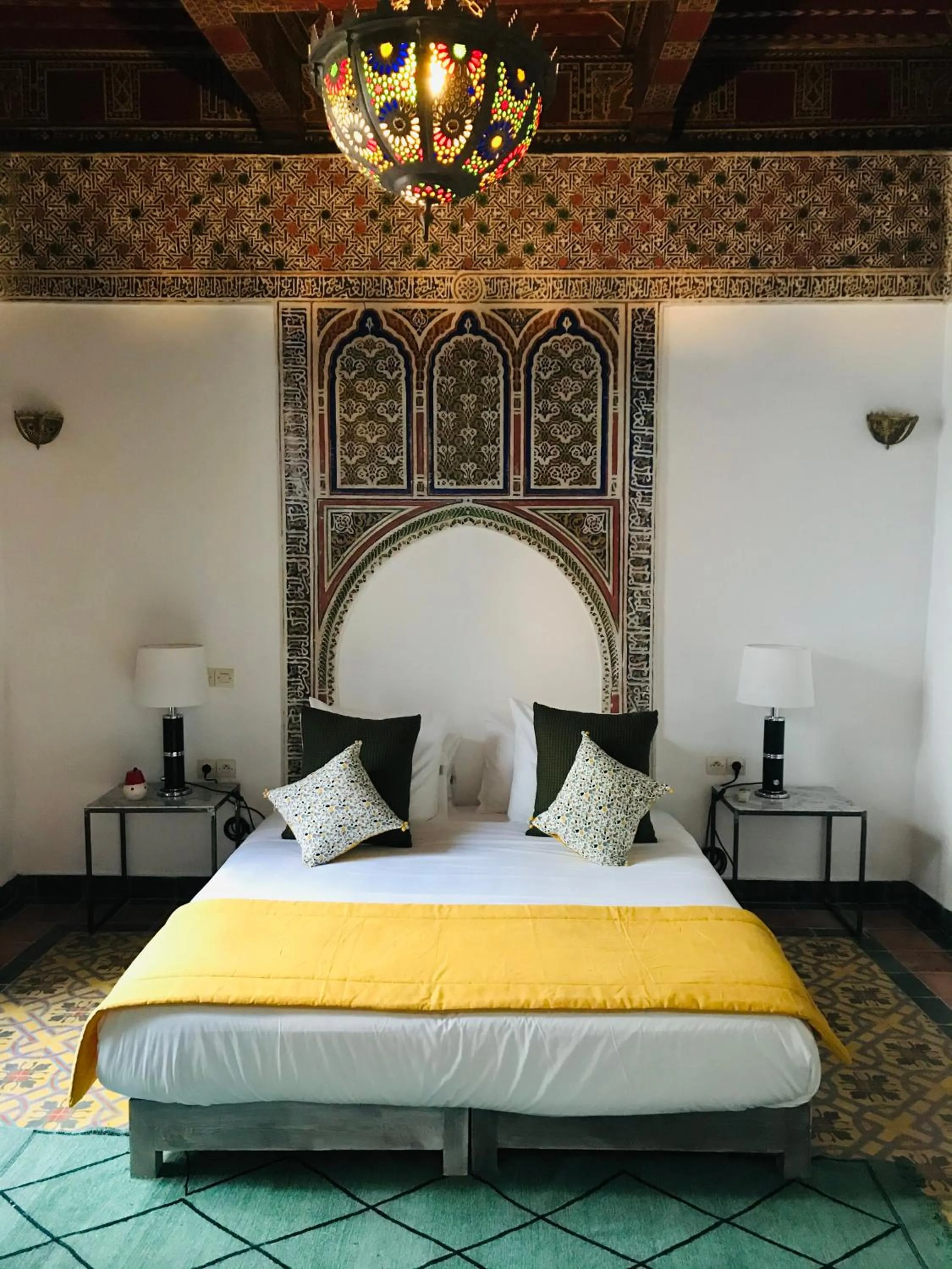 Bed in Riad-Shakho-Marrakech
