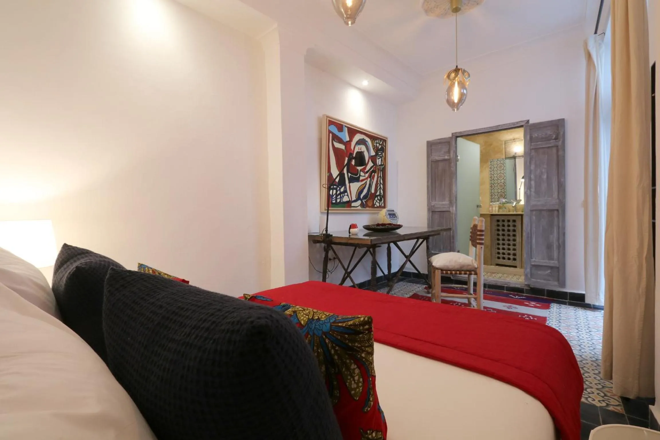 Bed in Riad-Shakho-Marrakech