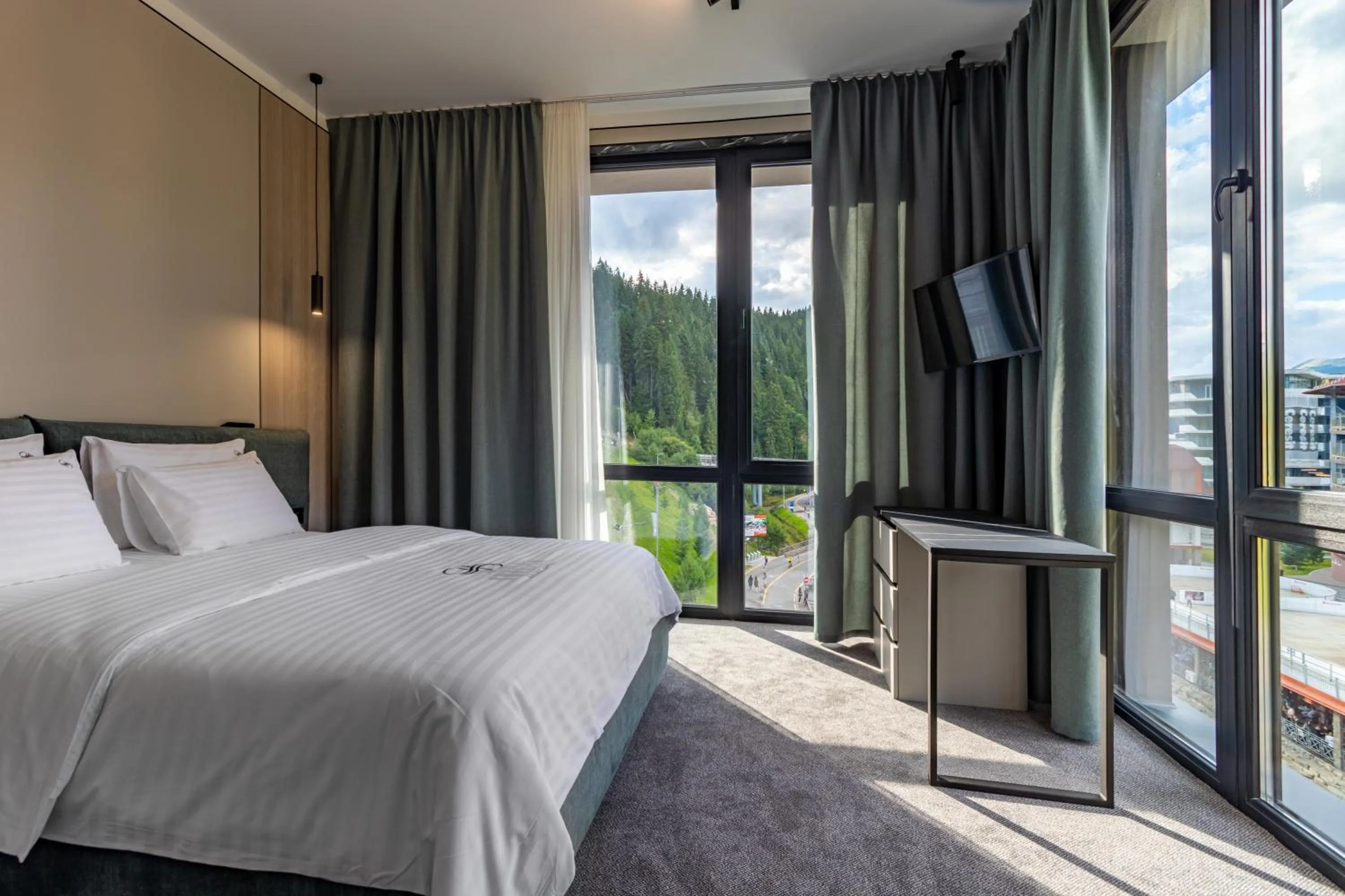 View (from property/room), Bed in Shelter Apart Hotel