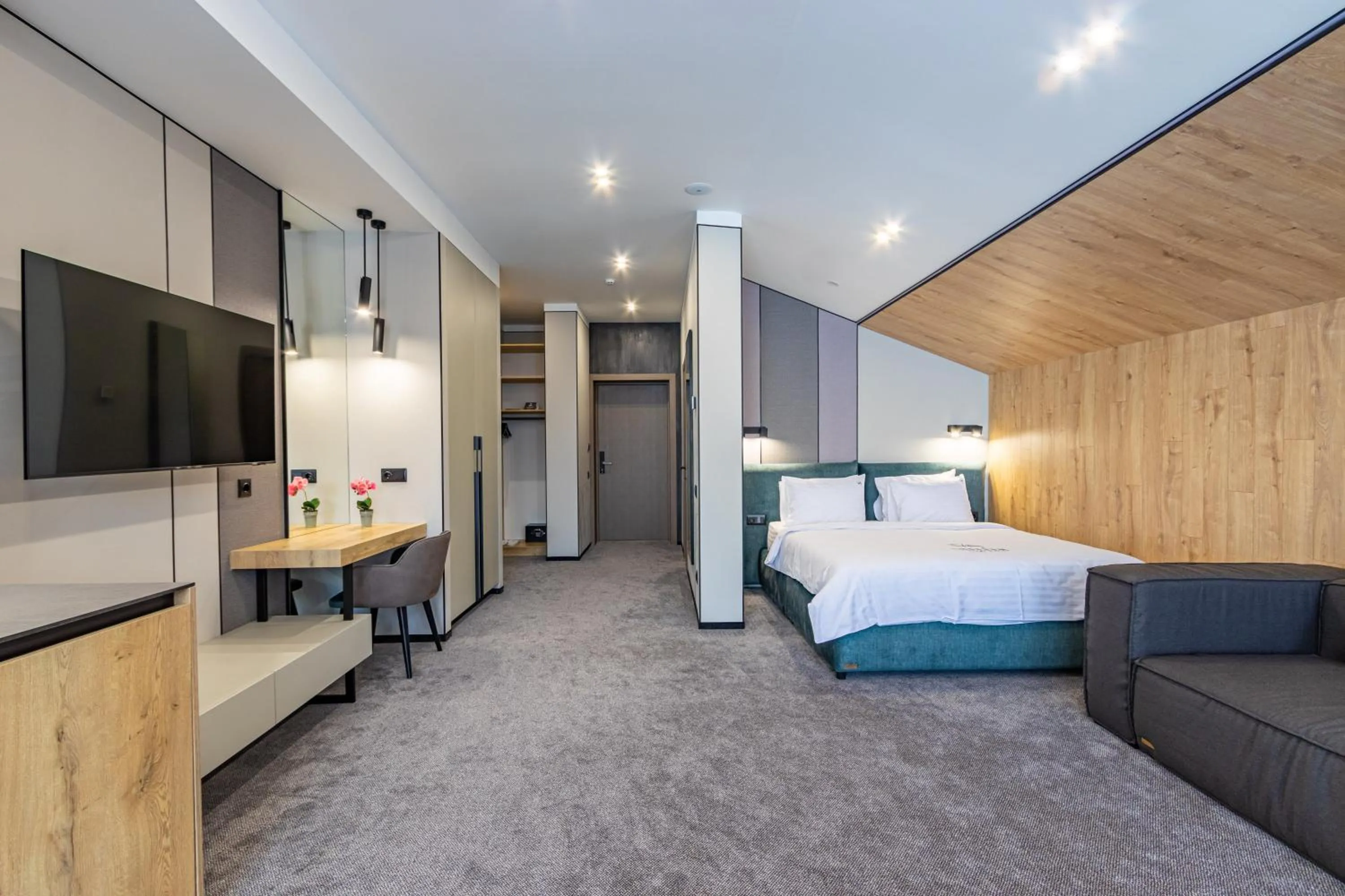 Bed in Shelter Apart Hotel