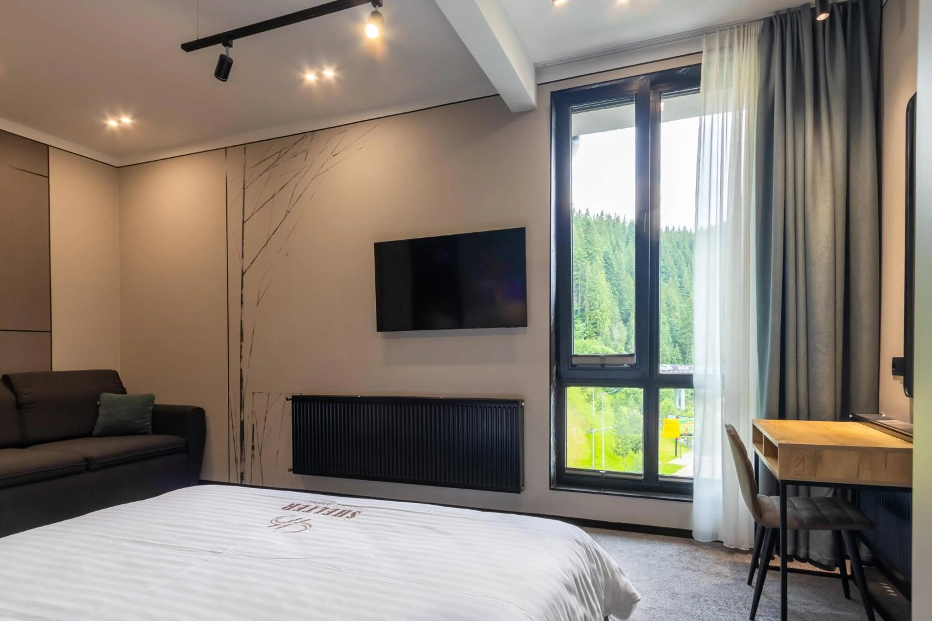 Bed in Shelter Apart Hotel