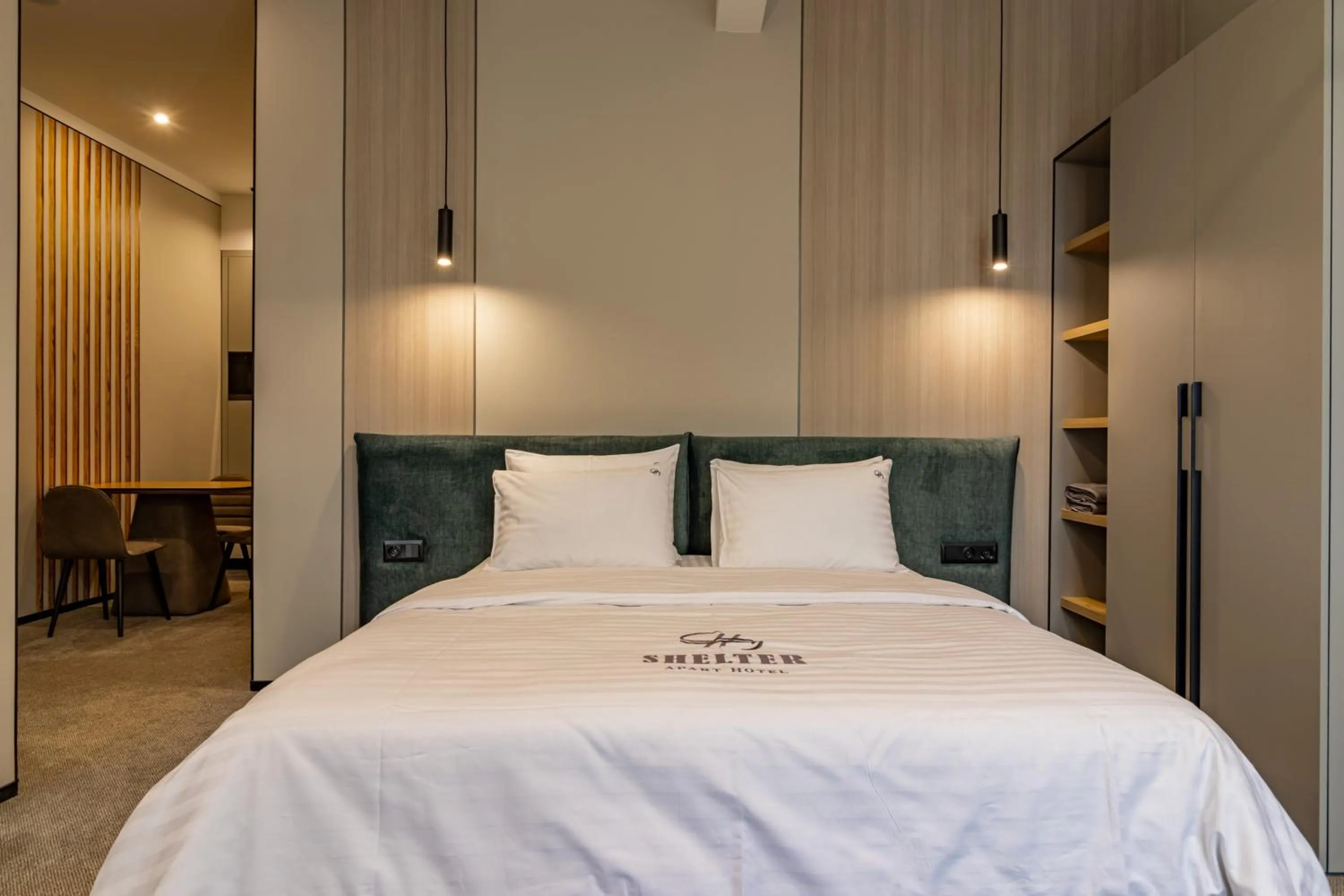 Bed in Shelter Apart Hotel