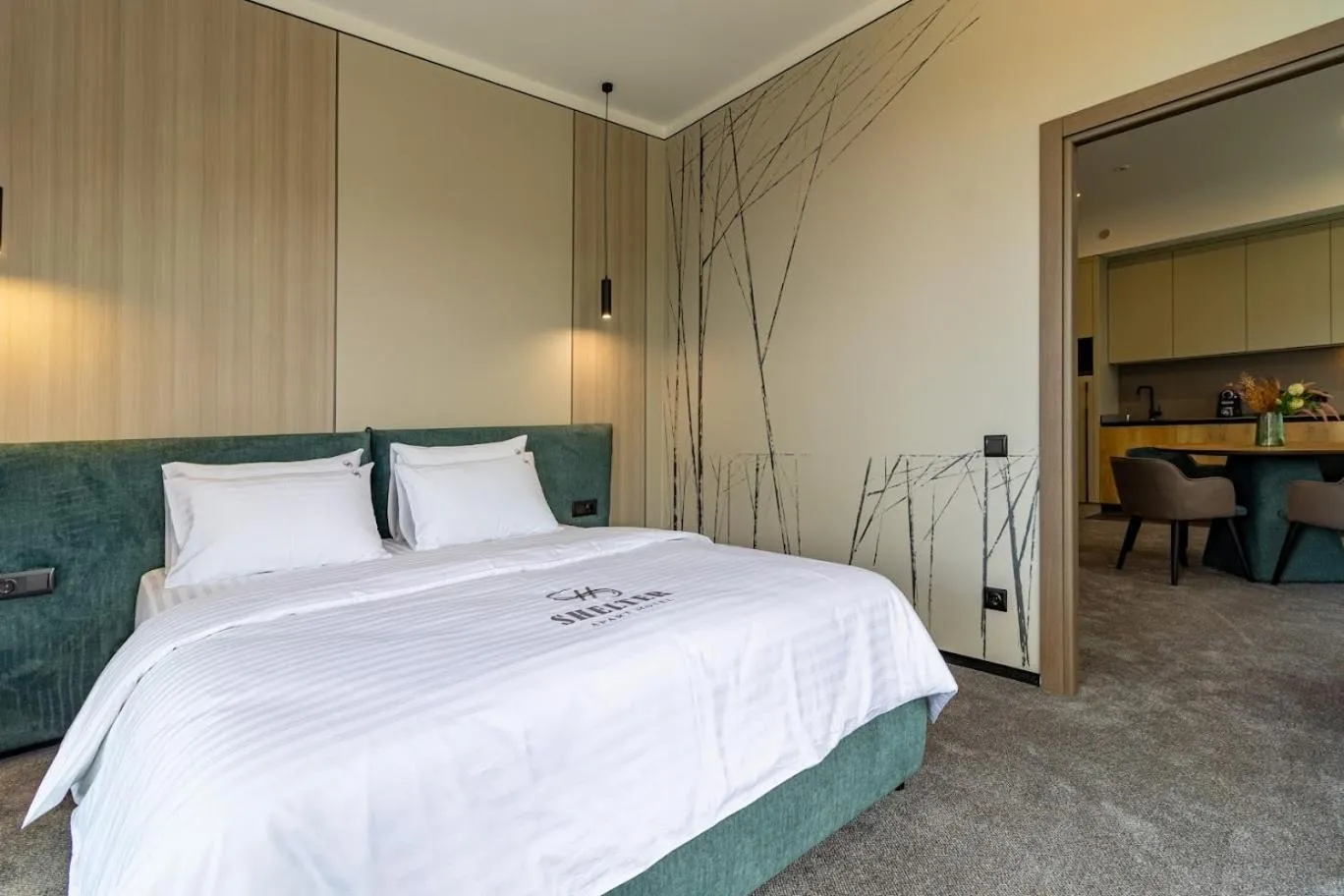 Bedroom, Bed in Shelter Apart Hotel