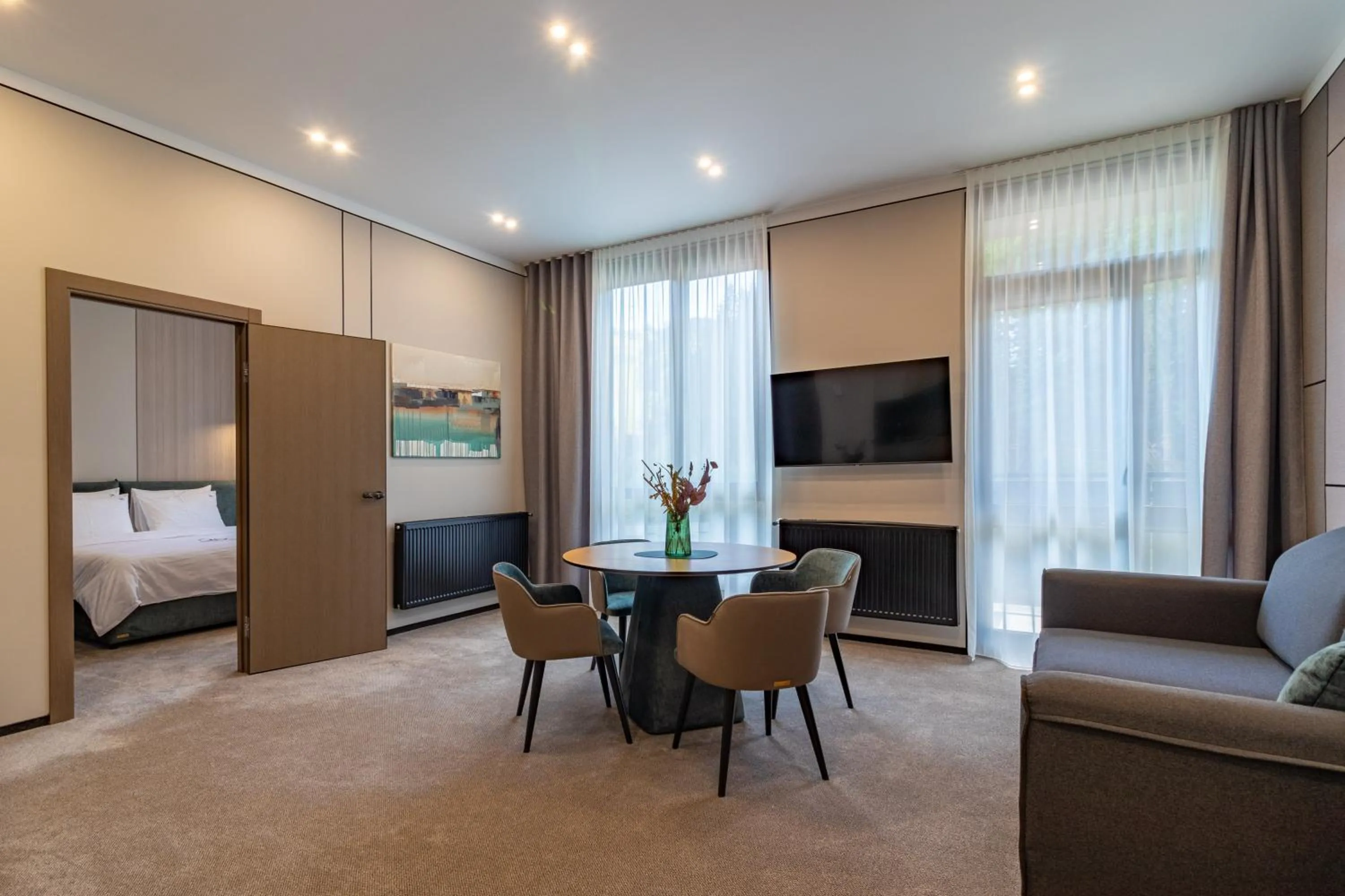 Bed in Shelter Apart Hotel