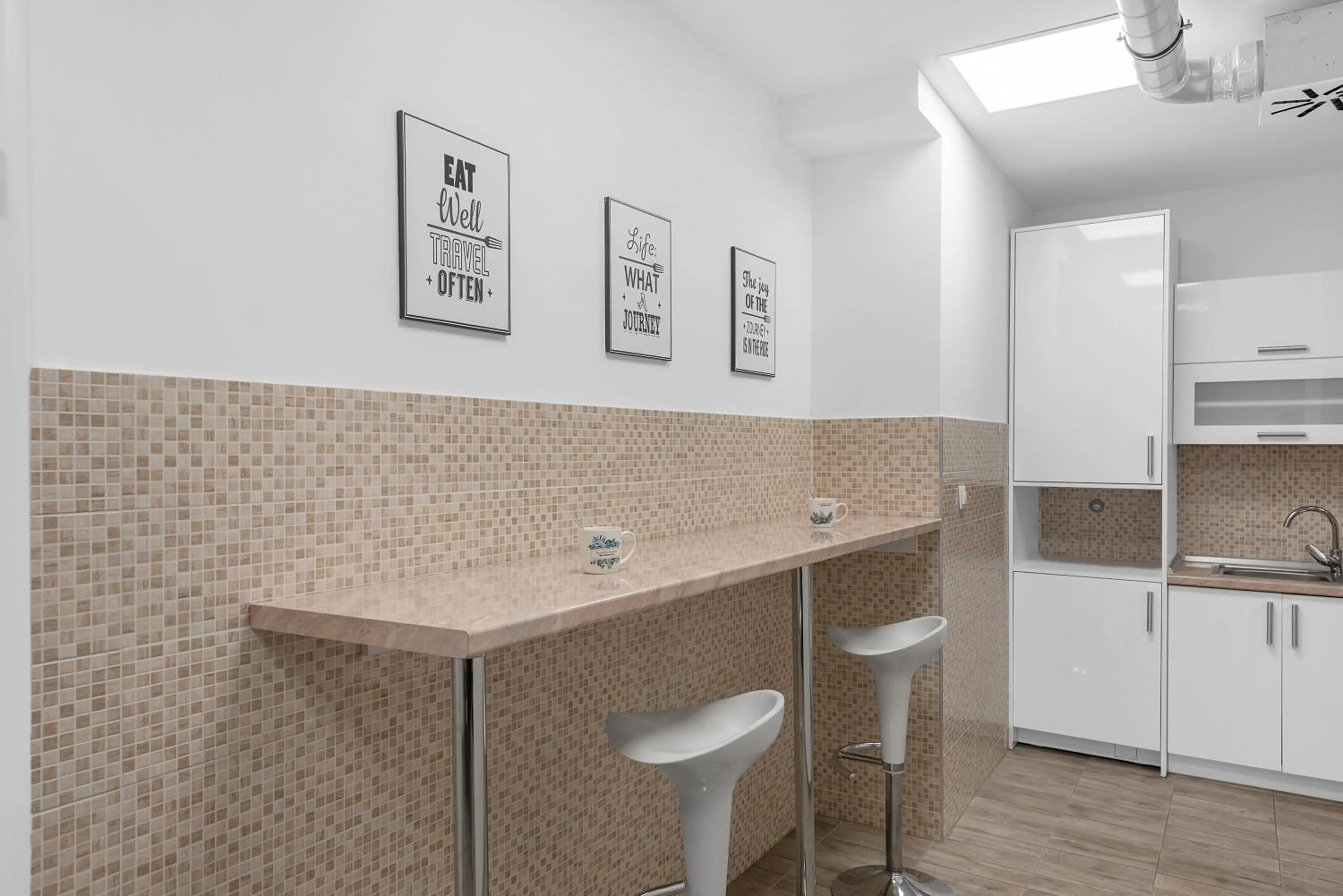 Kitchen or kitchenette in Hostel Elli