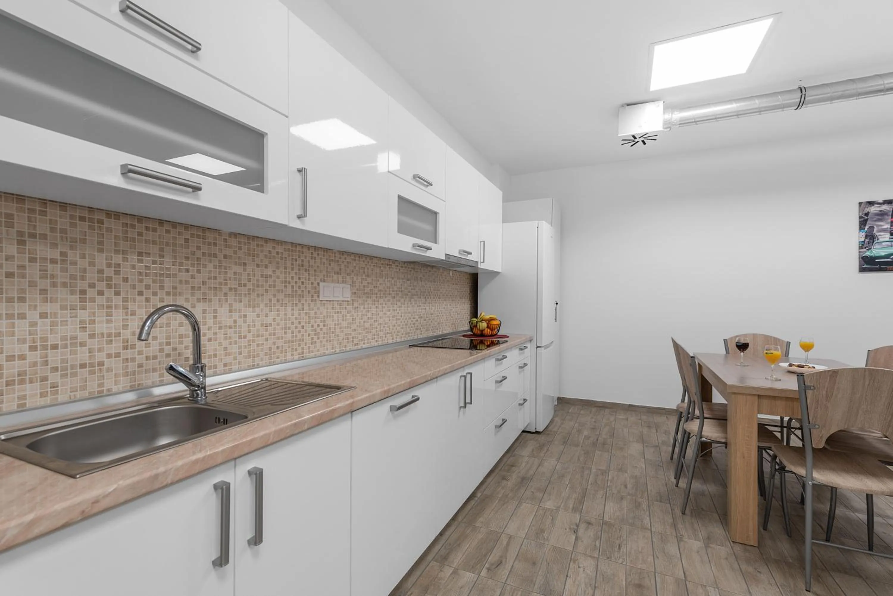 Kitchen or kitchenette in Hostel Elli