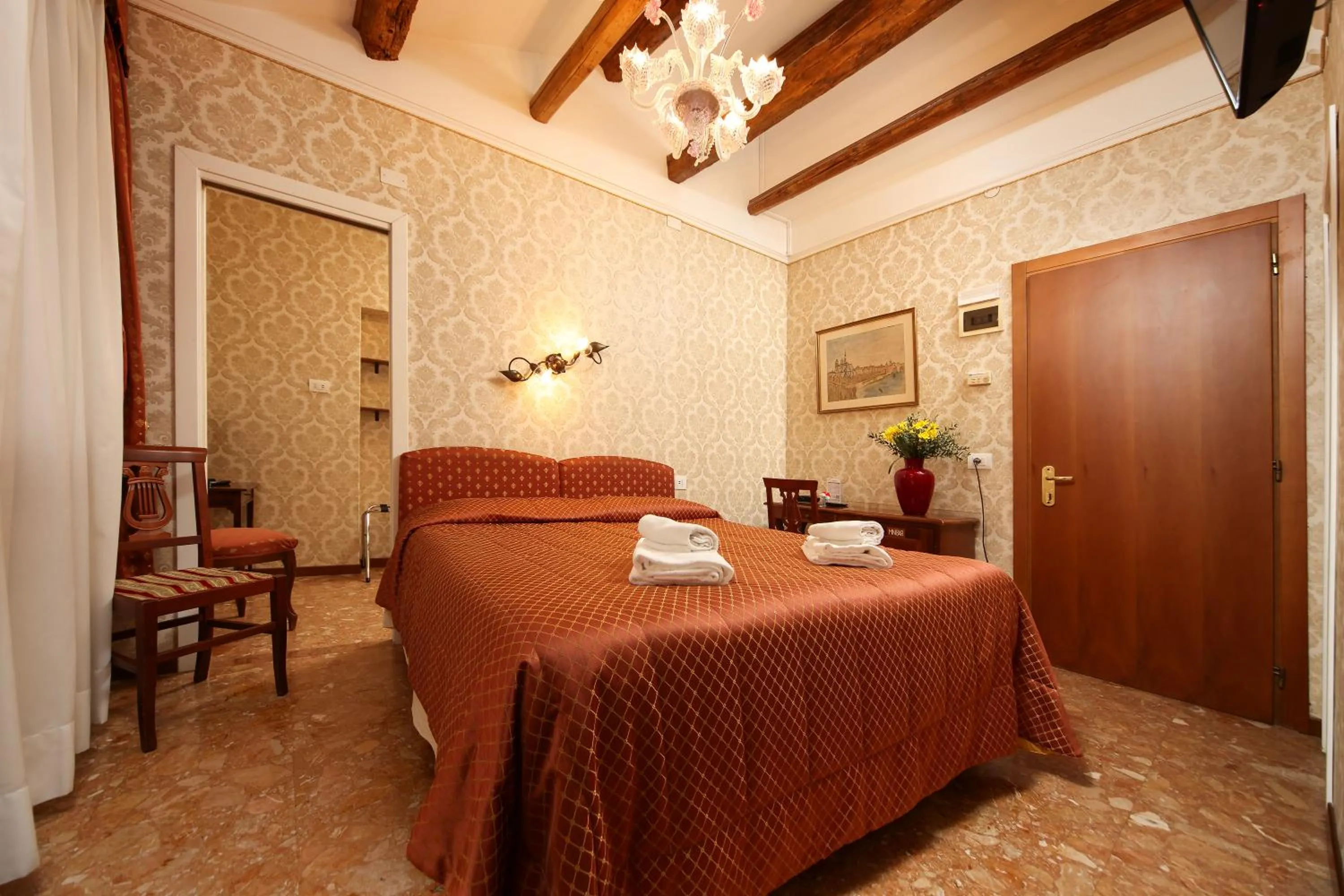 Bedroom, Bed in Hotel Da Bruno