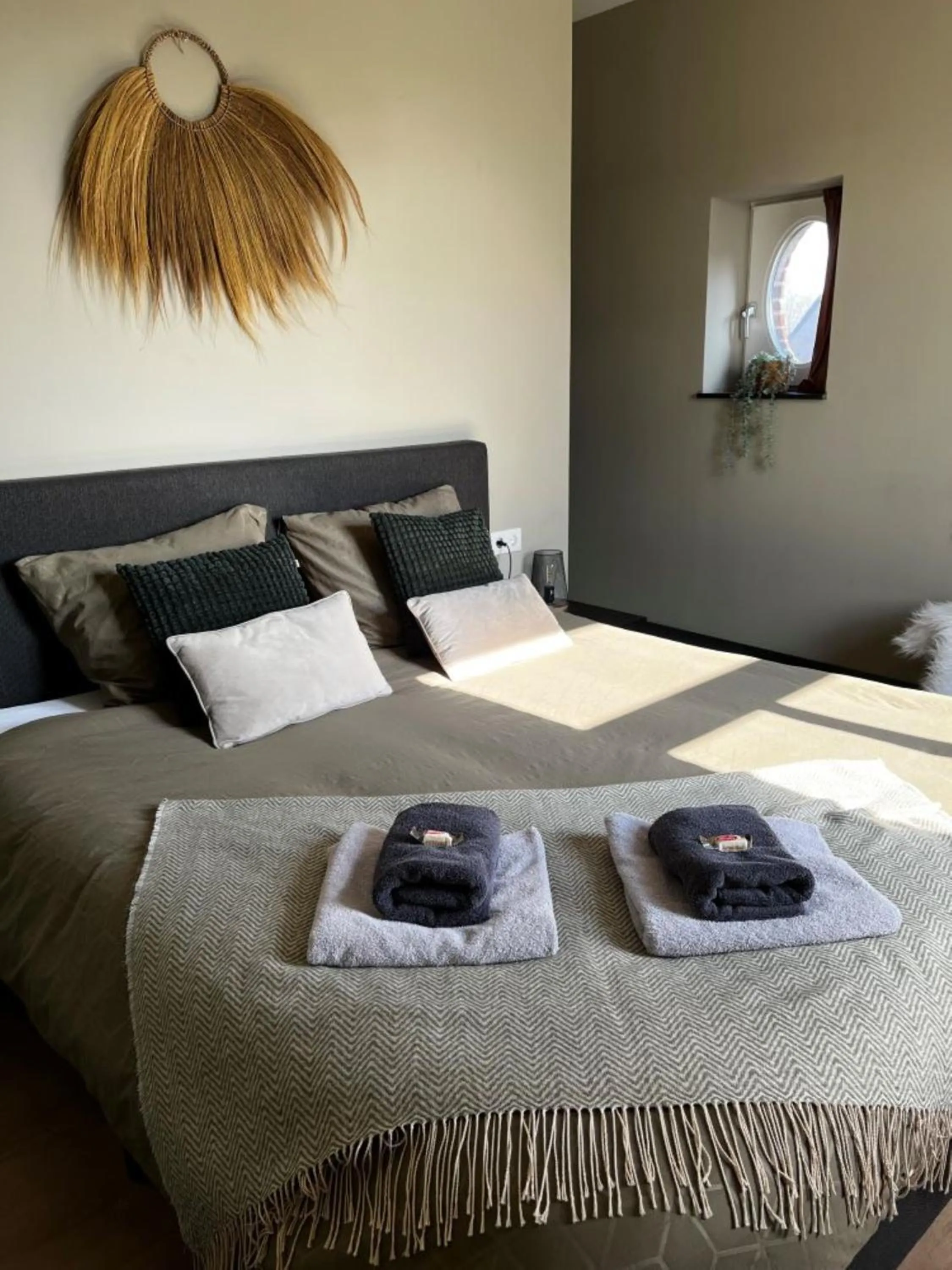 Bed in B&B de Blauwververij