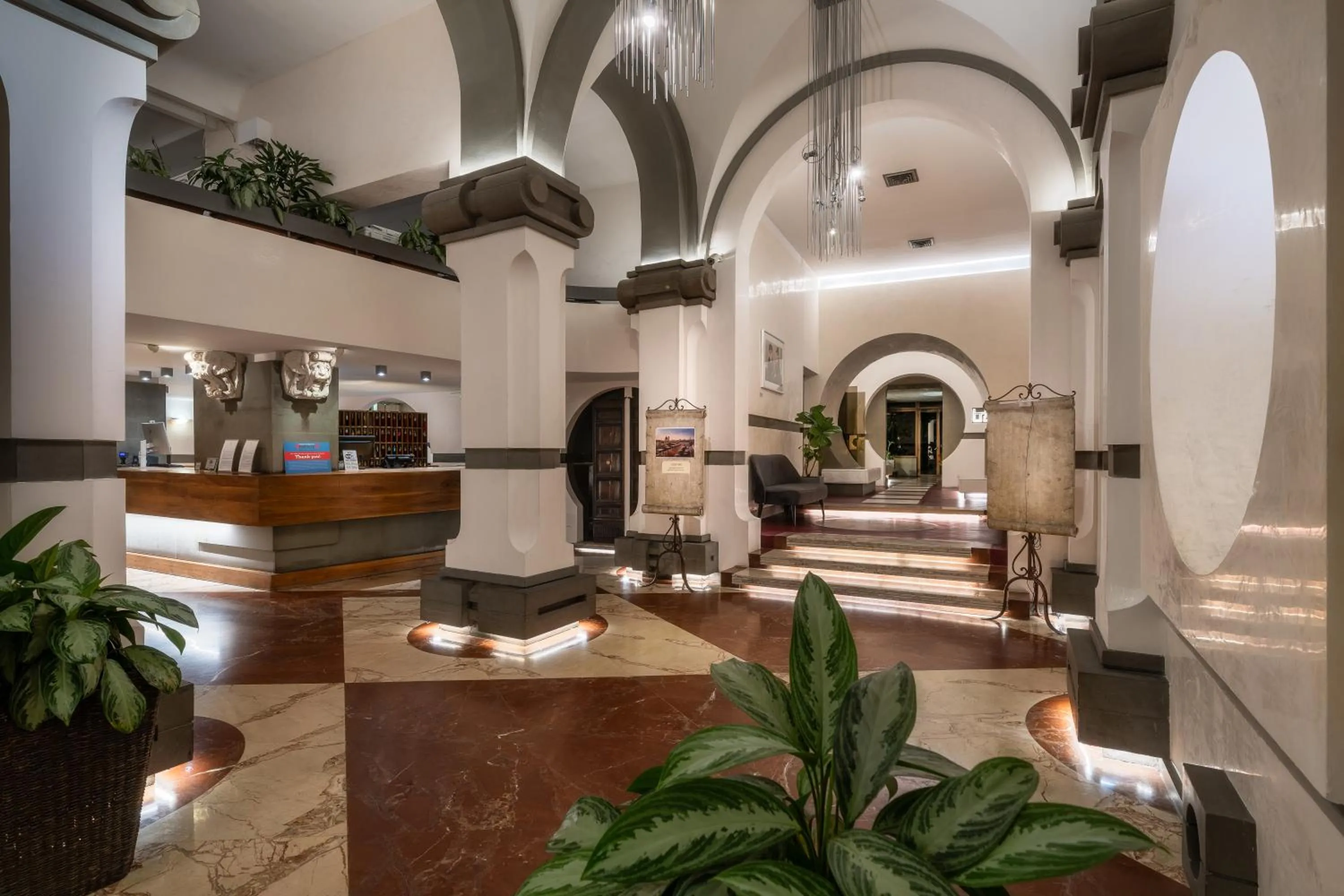 Lobby or reception in Hotel Croce Di Malta