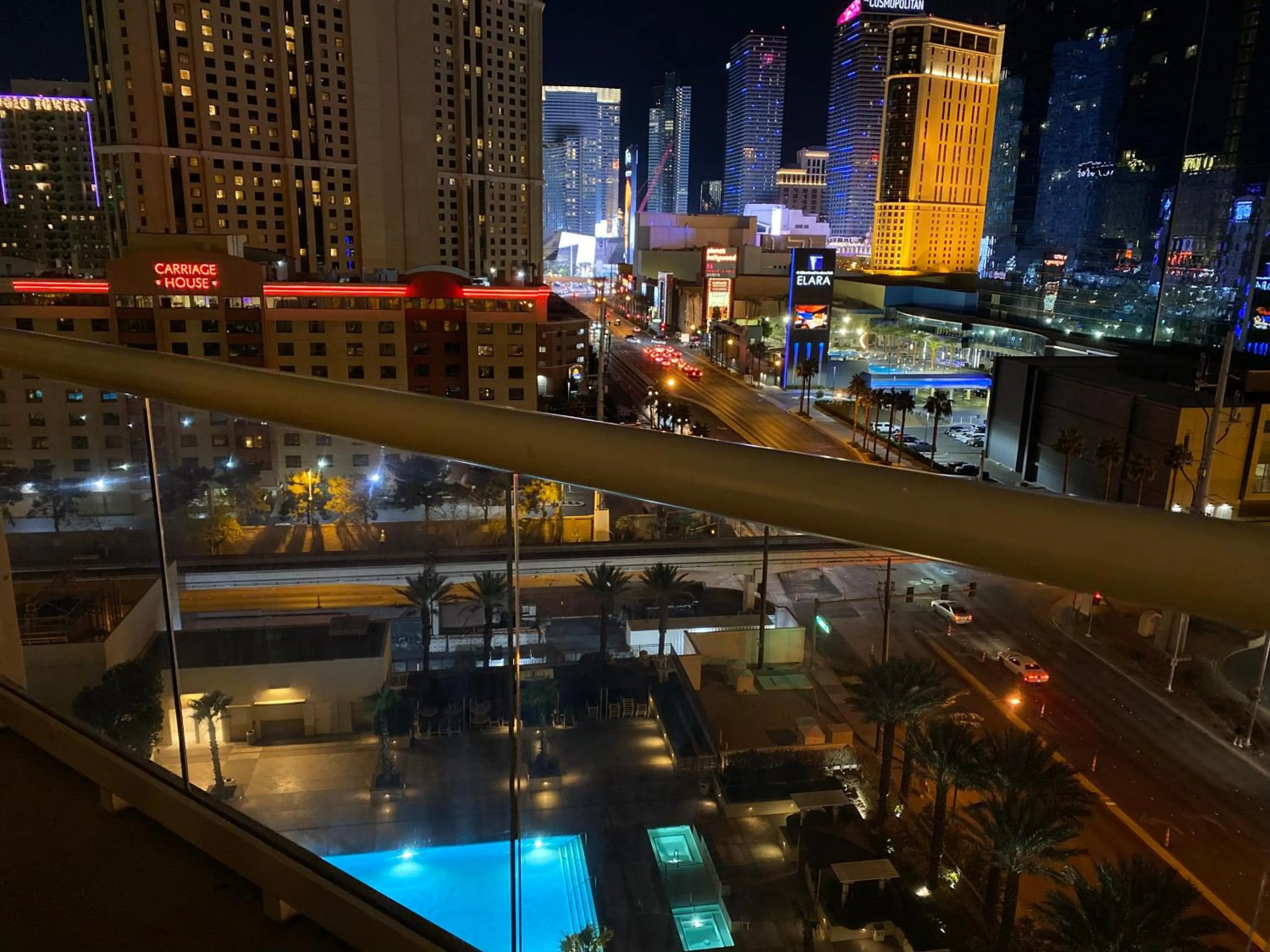 View (from property/room) in STRIP & SPHERE VIEW! Privately Owned Condo Hotel-The Signature at MGM