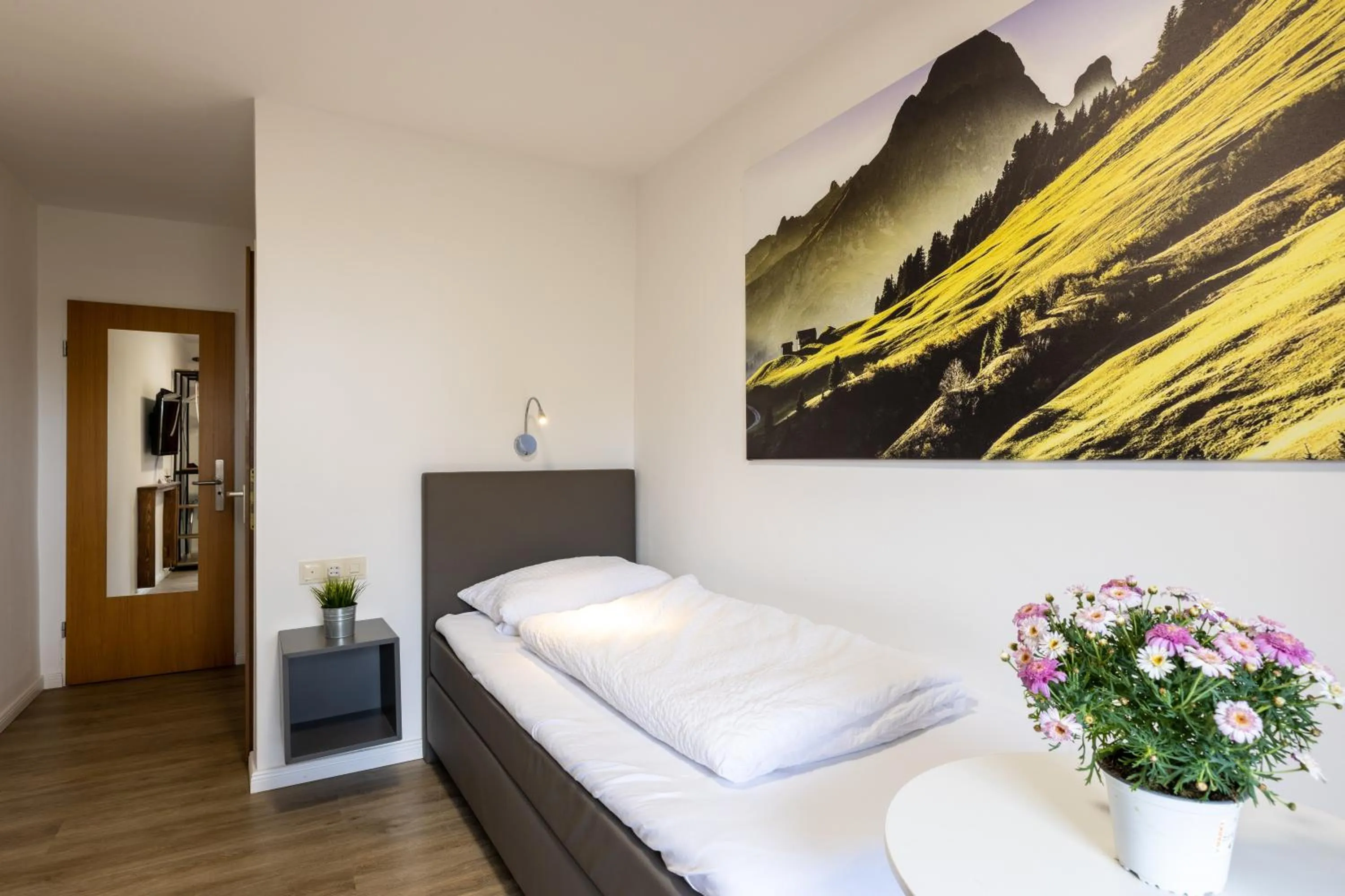 Bed in Gasthof zur Post Saulgrub