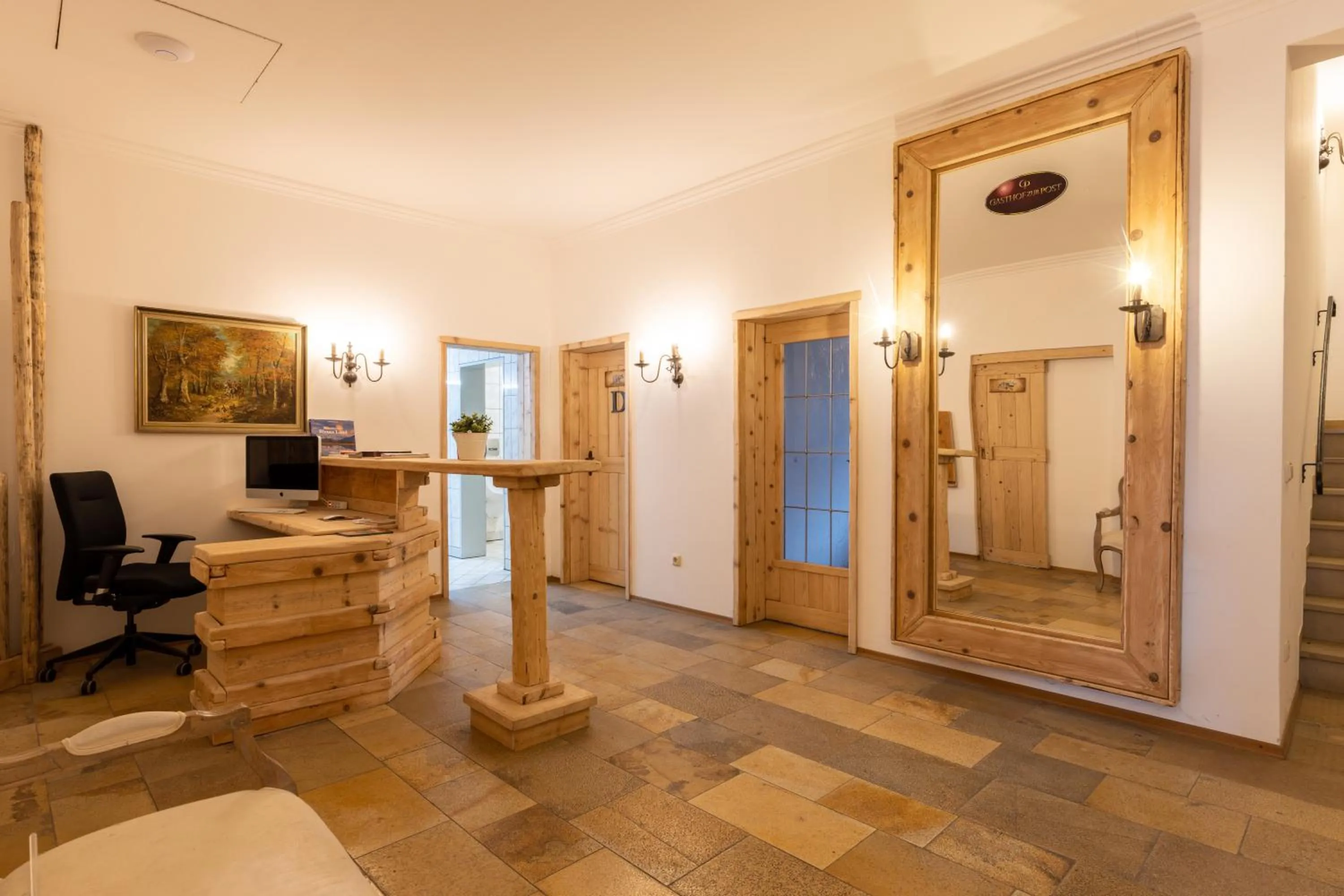 Lobby or reception in Gasthof zur Post Saulgrub