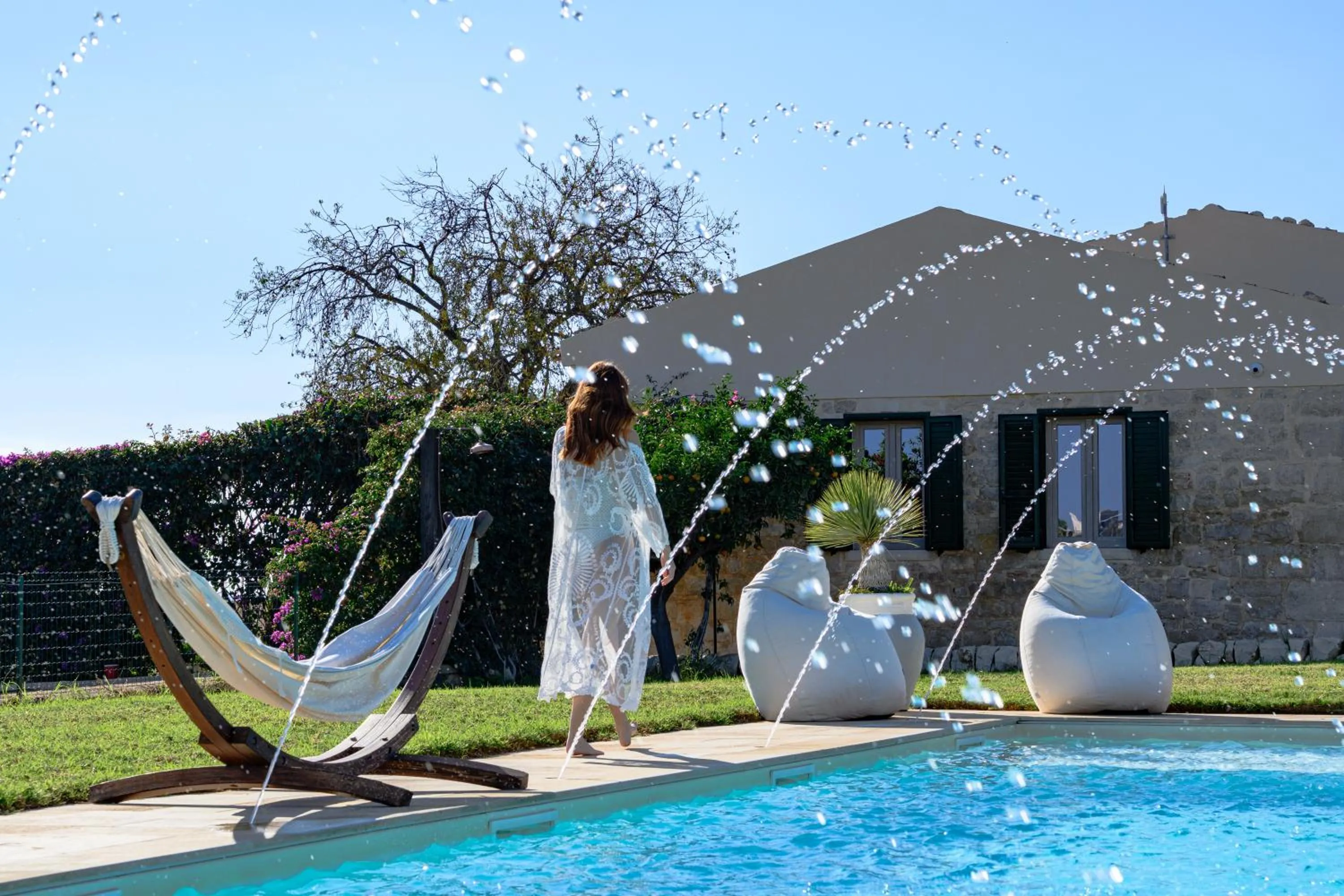 Pool view in Poggio Leano Boutique Hotel