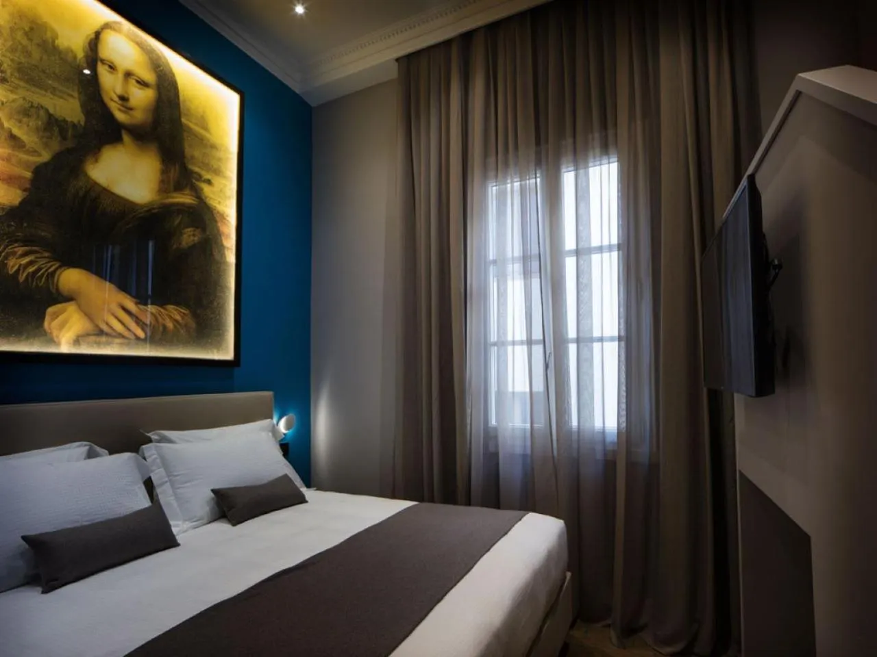 Bed in The Frame Hotel