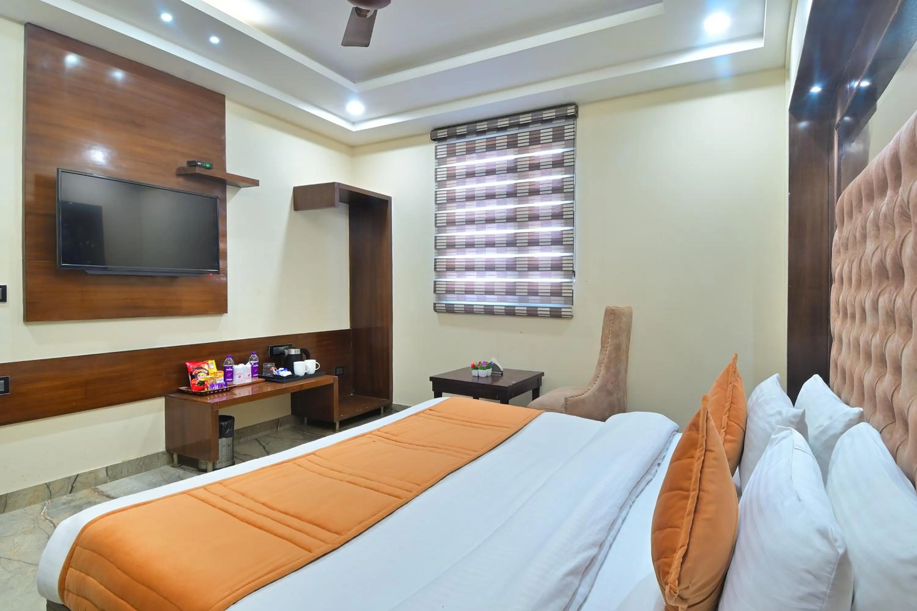 Bed in Hotel Vanson Delite - New Delhi Railway Station
