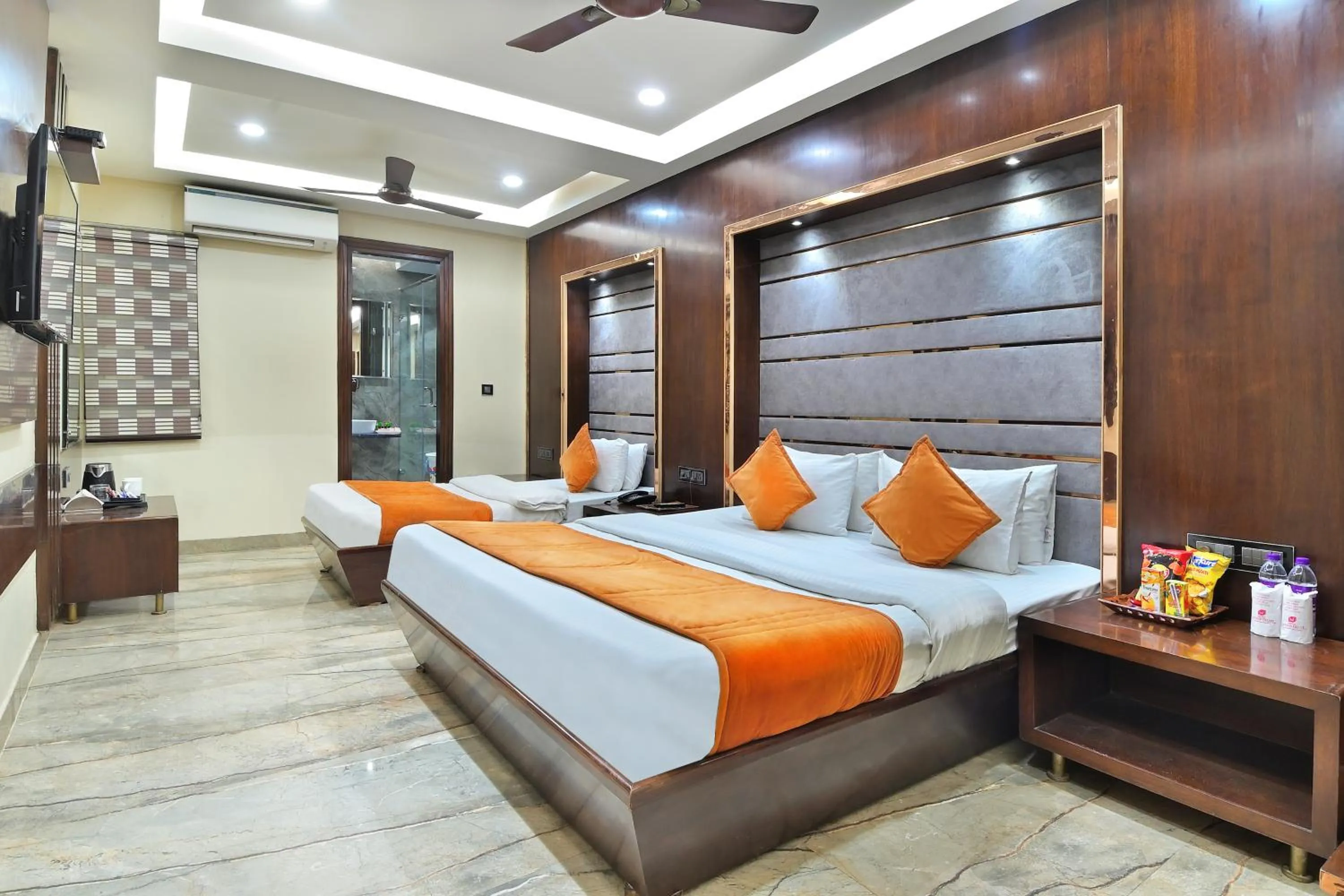 Bed in Hotel Vanson Delite - New Delhi Railway Station