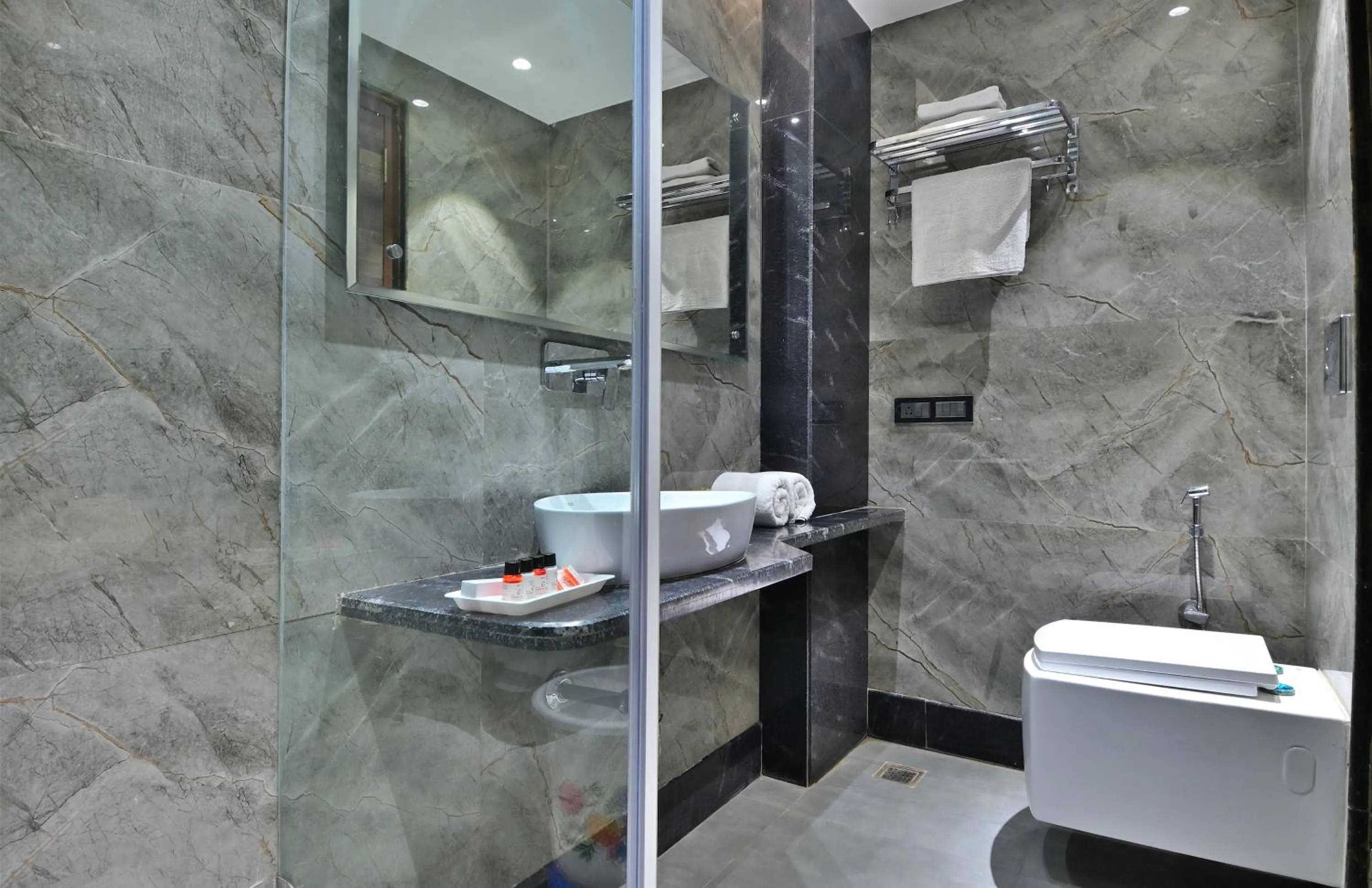 Shower in Hotel Vanson Delite - New Delhi Railway Station