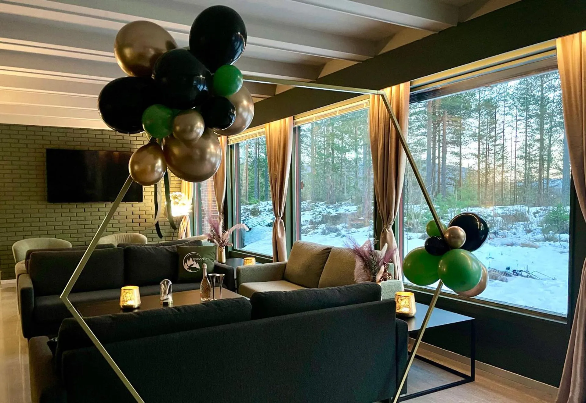 Lobby or reception in Fossanåsen Hotel