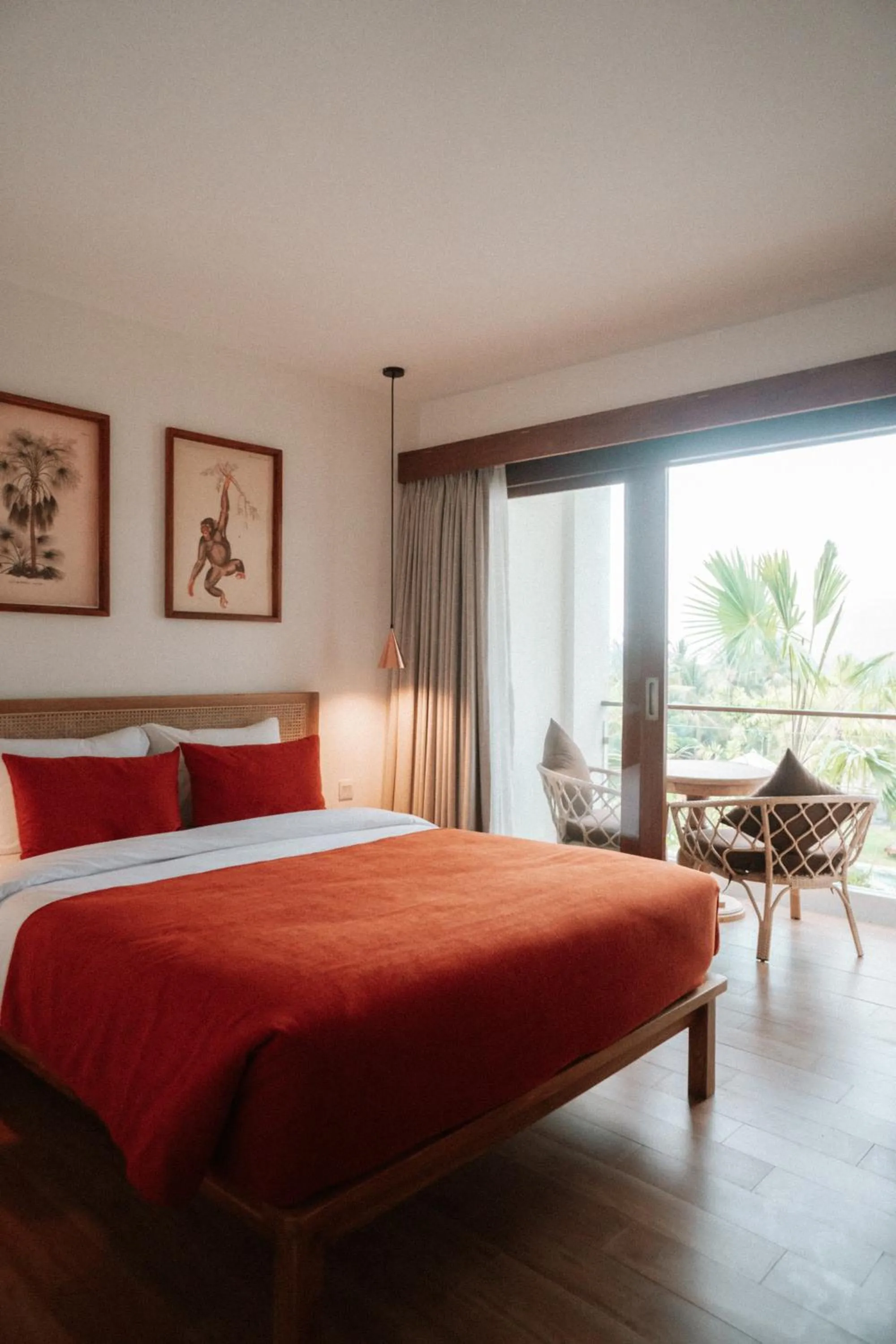 Bed in PORTER HOTEL - Surf & Yoga Retreat